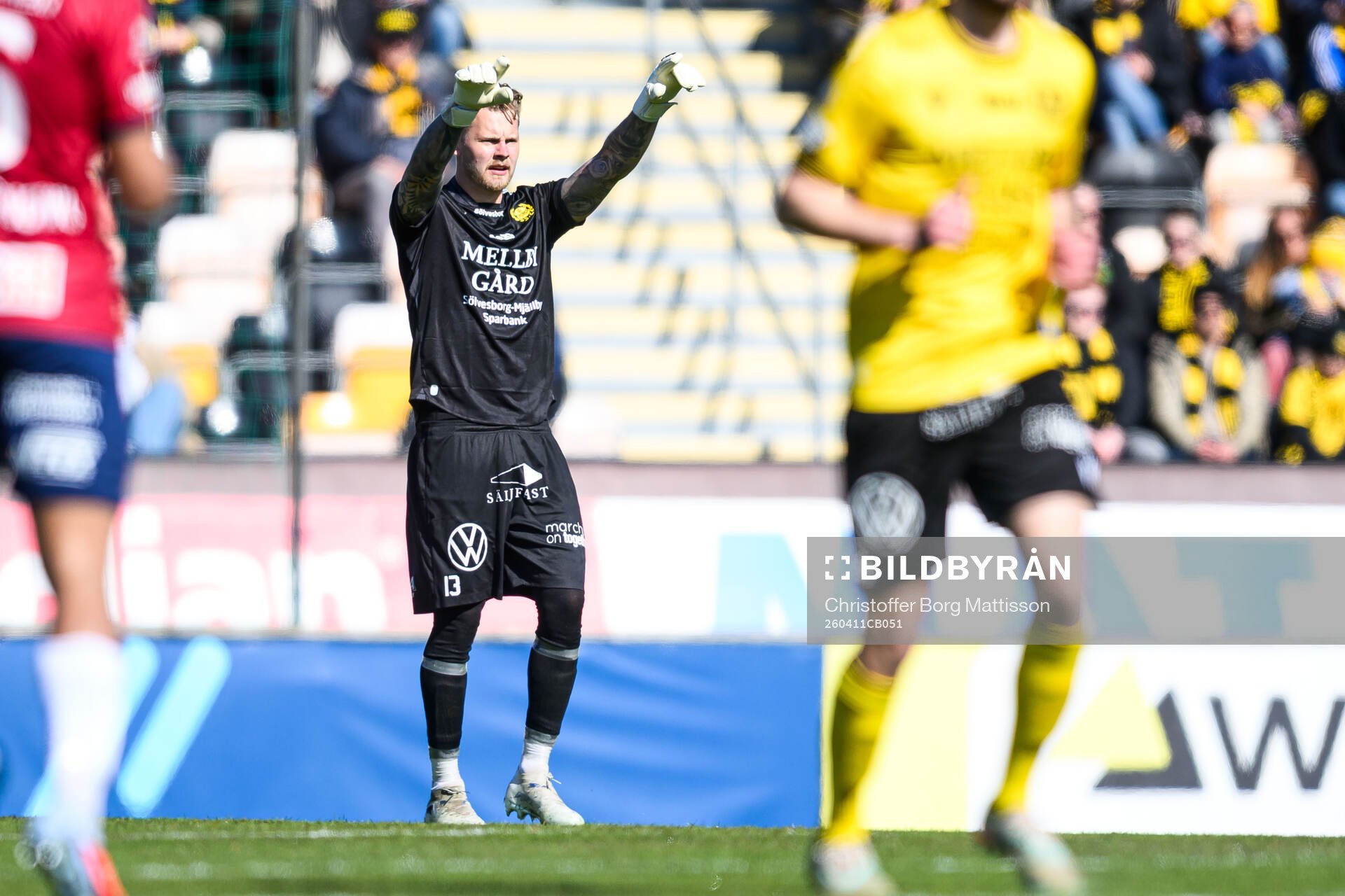 Mjällbys målvakt Robin Wallinder