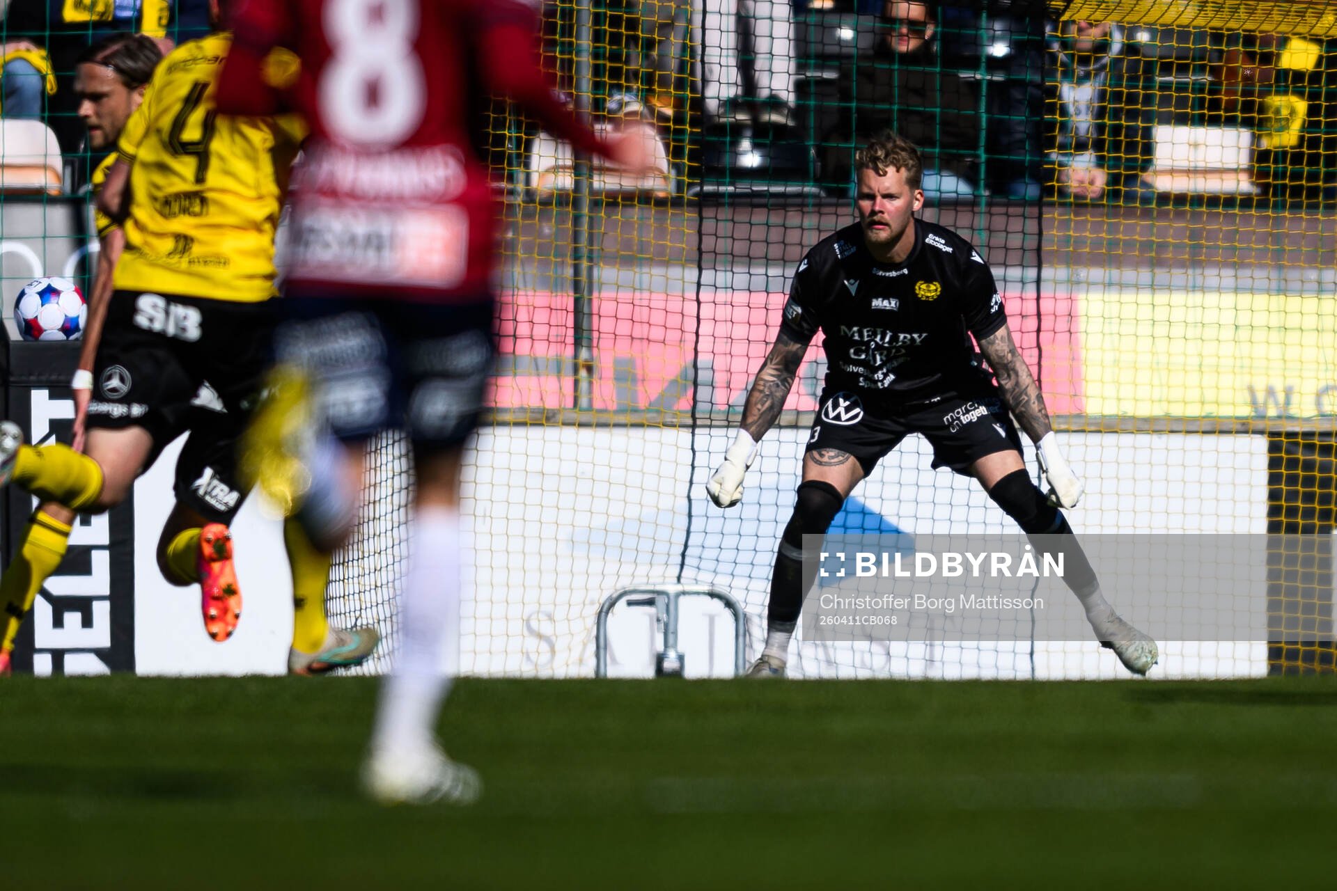 Mjällbys målvakt Robin Wallinder