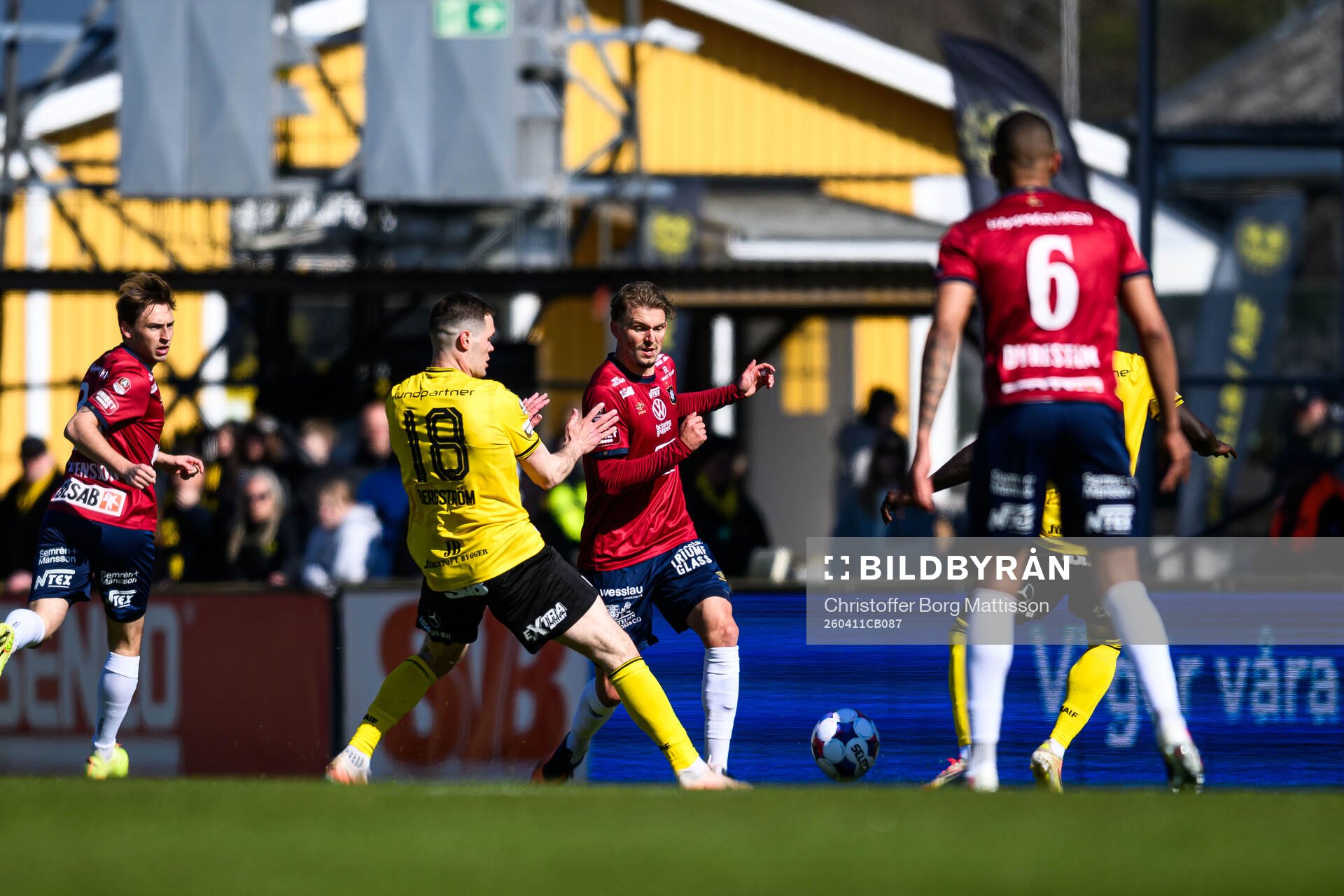 Mjällbys Jacob Bergström och Örgrytes William Hofvander
