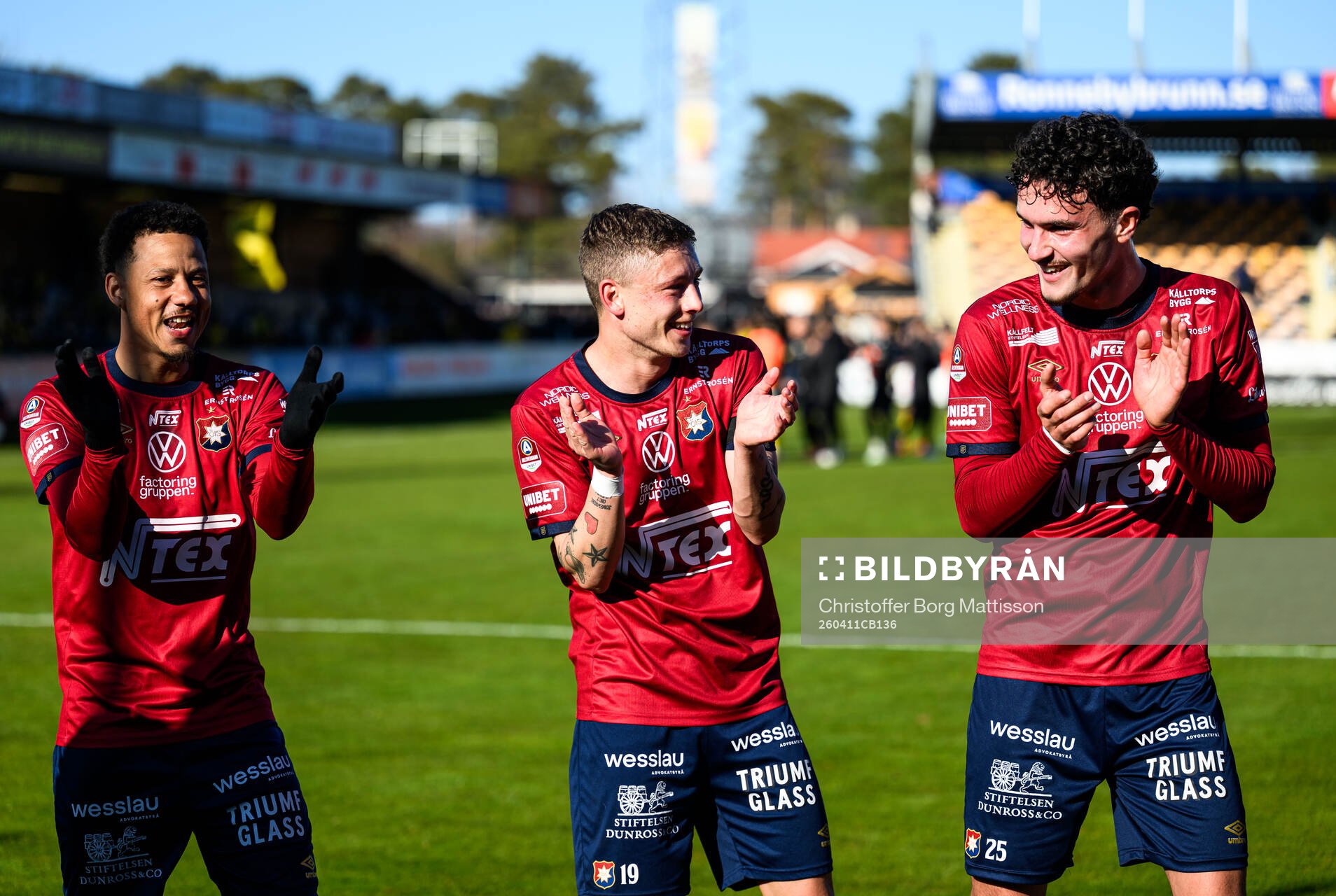 Örgrytes Tobias Sana, Anton Andreasson och Demirel Hodzic
