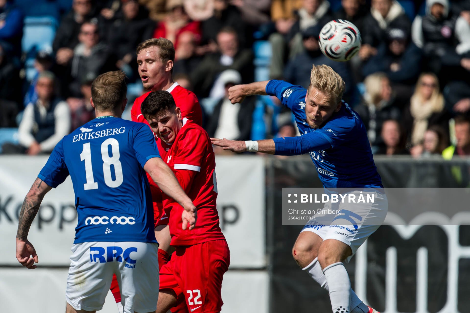 Trelleborgs Johan Brannefalk och Jesper Modig och Ariana