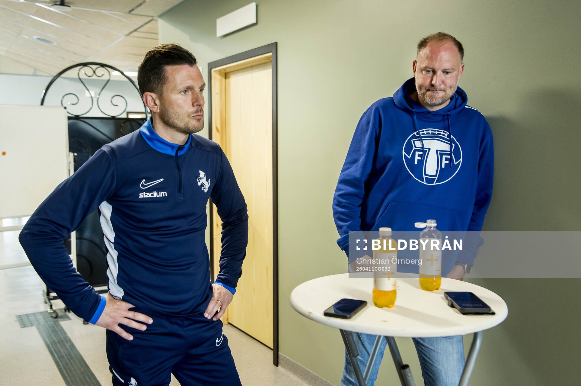 Ariana FCs tränare Kristian Haynes och Trelleborgs