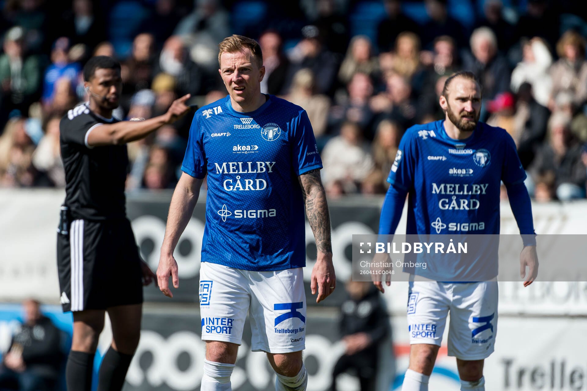 Trelleborgs Jesper Modig och Oskar Sverrisson deppar