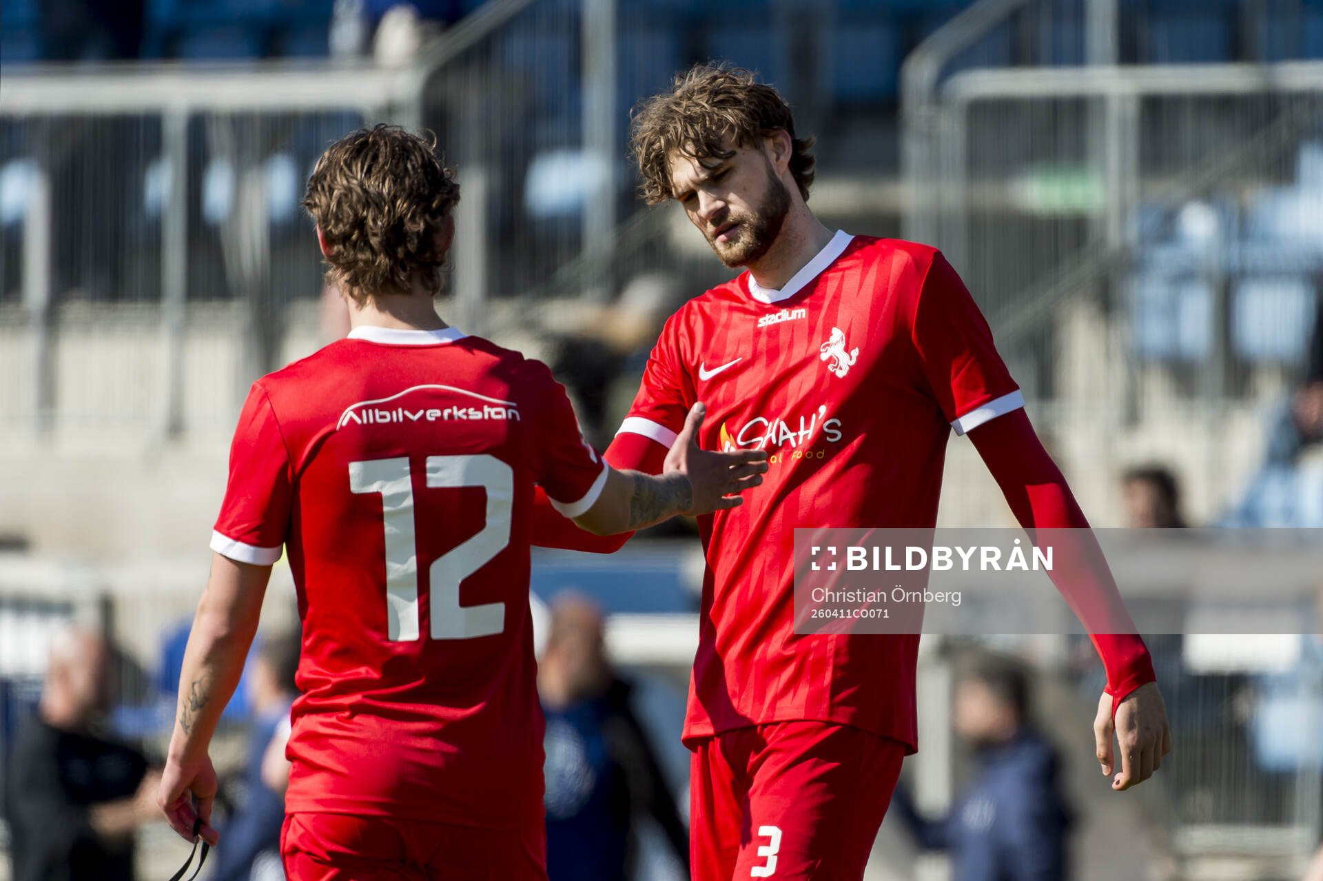 Ariana FCs Gabriel Hebrunn och Albin Sjöstrand Bjurnemark