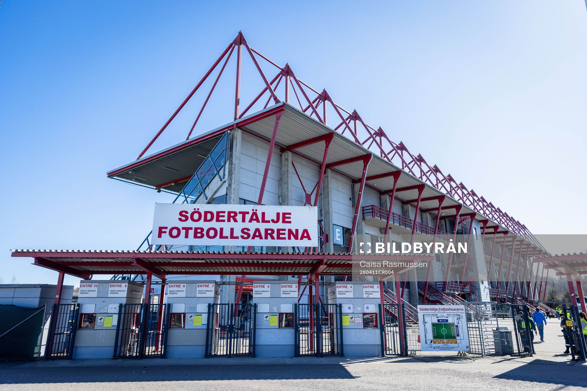 Entren till Södertälje Fotbollsarena