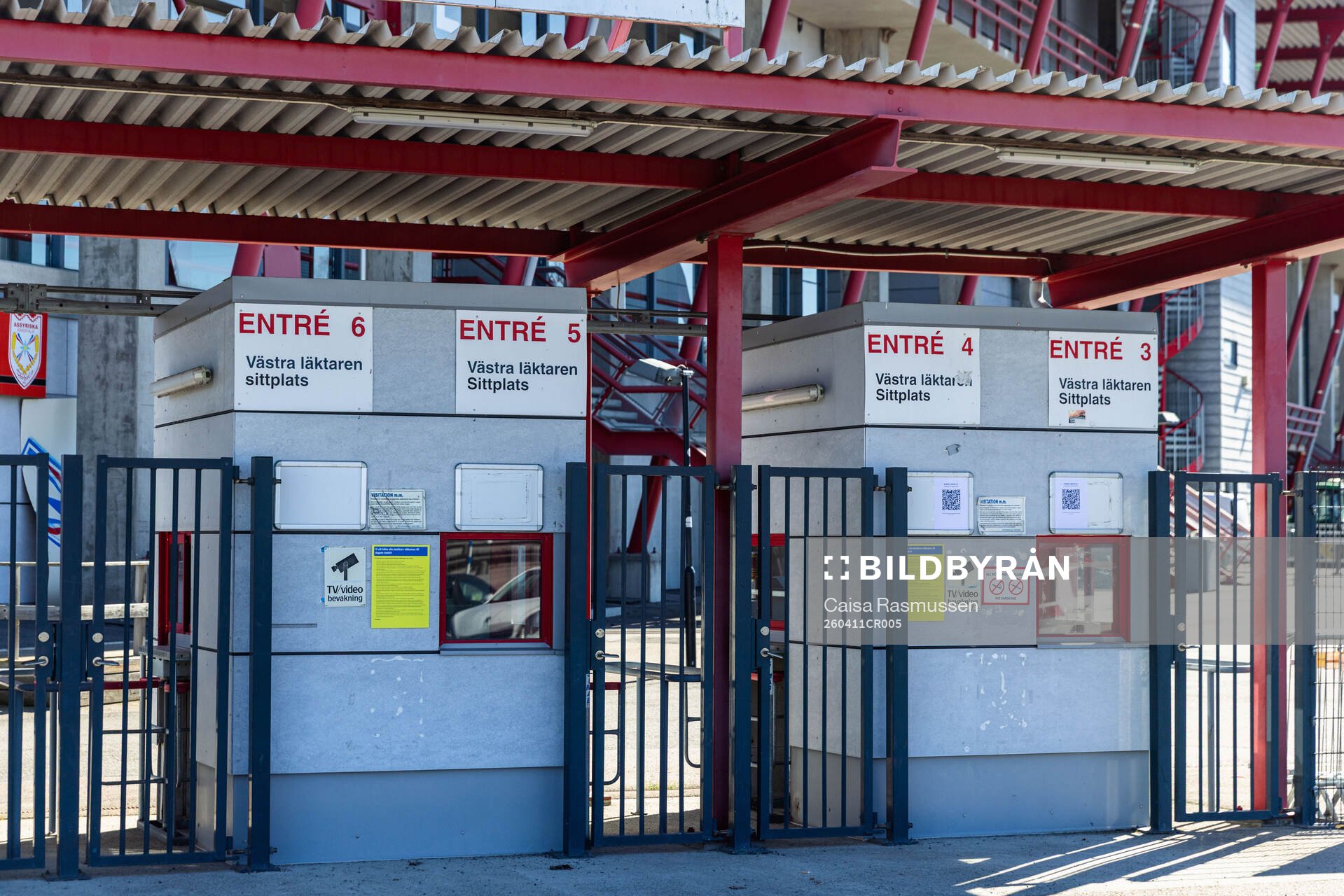 Entren till Södertälje Fotbollsarena