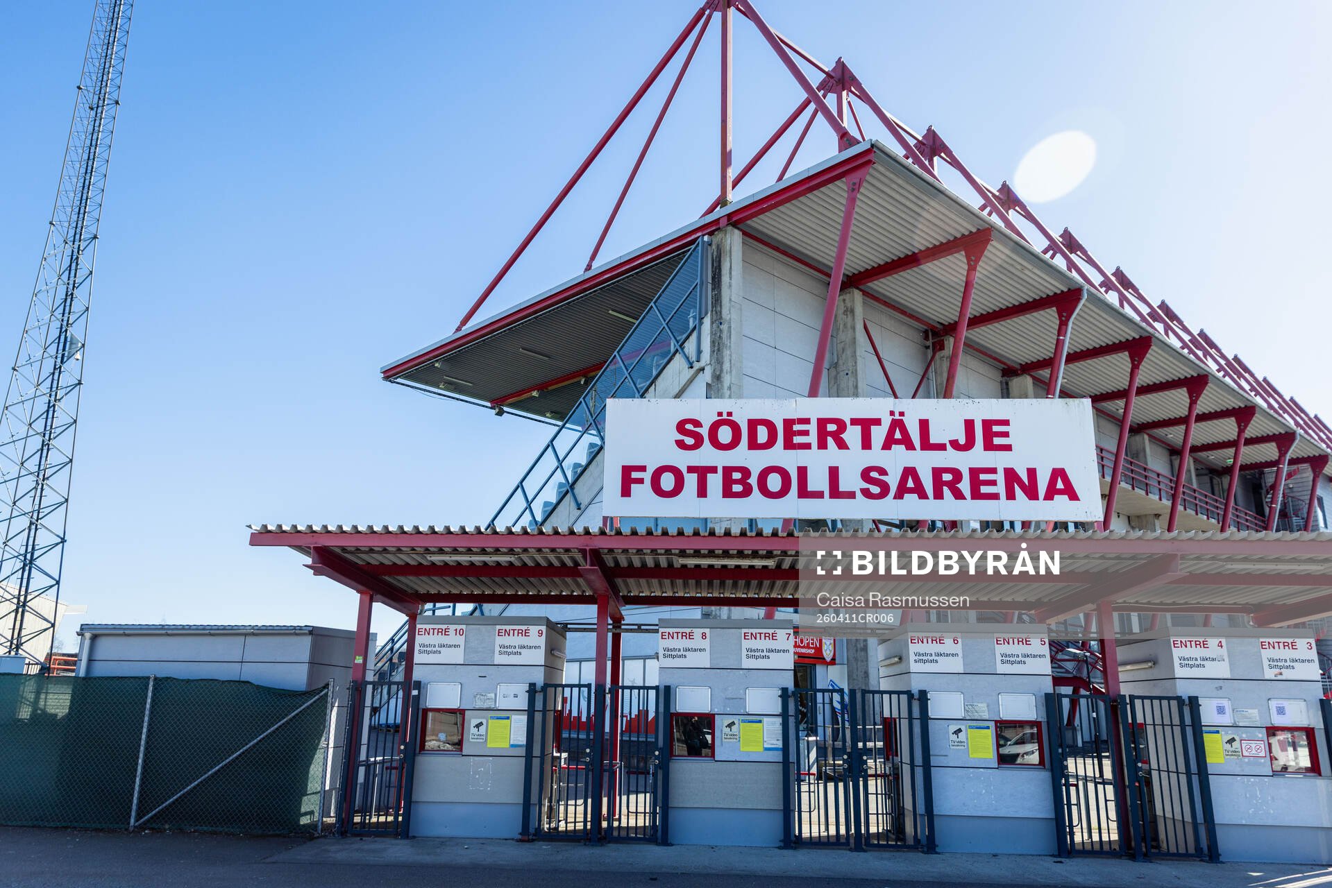 Entren till Södertälje Fotbollsarena