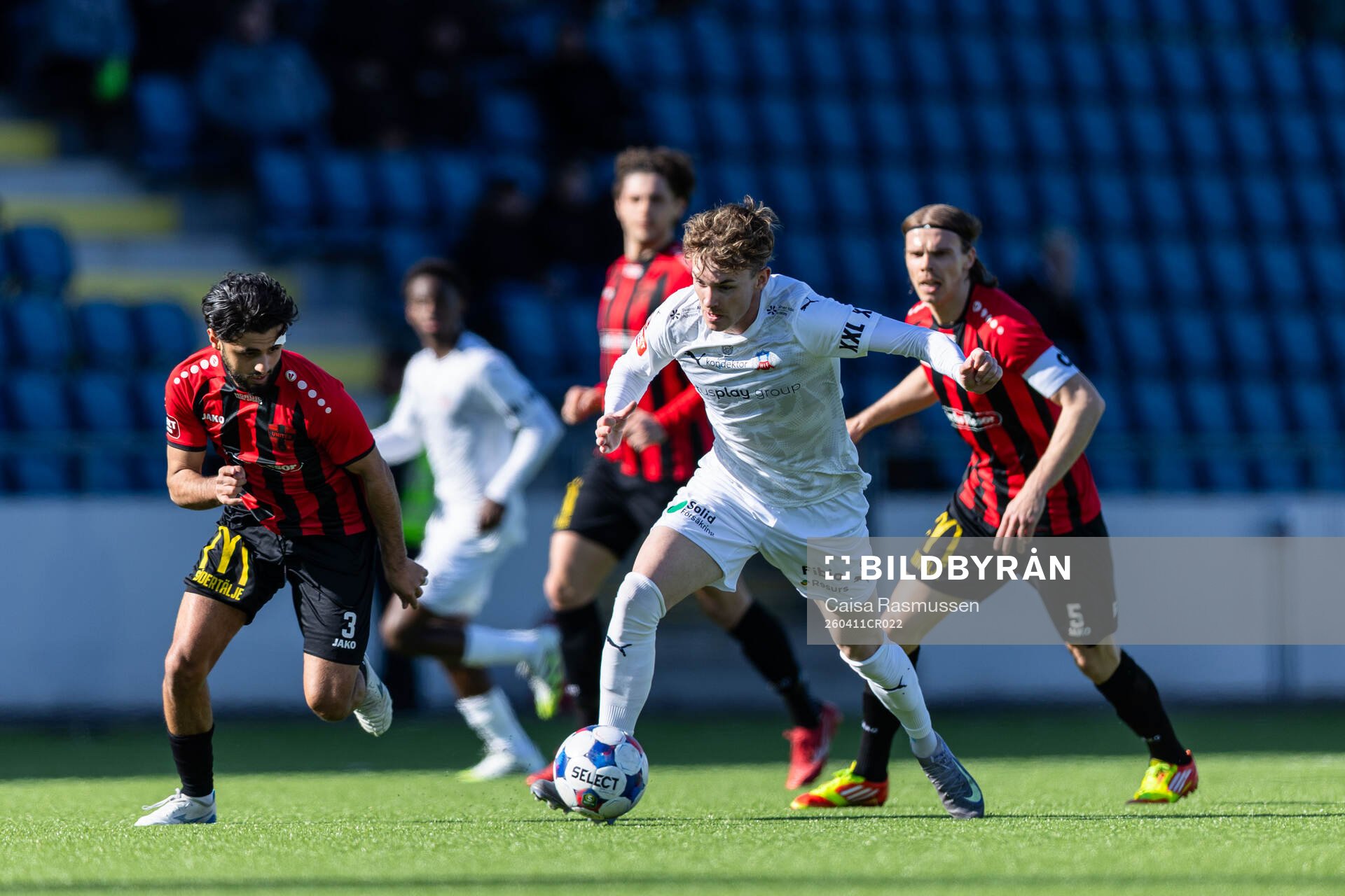 Nordic United FCs Mohammad Fazal, Helsingborgs Alexander