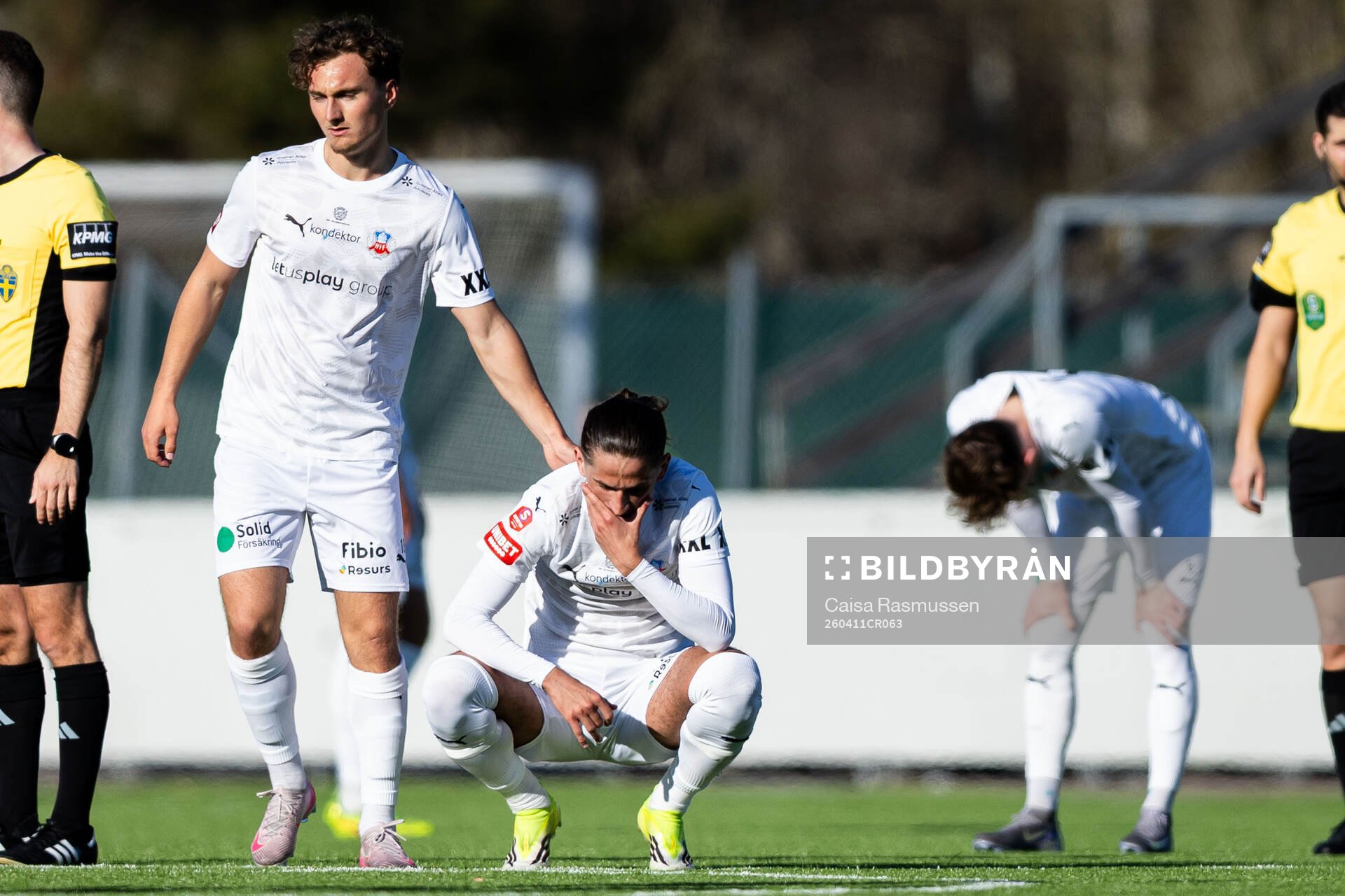 Helsingborgs Casper Ljung Hofvendahl och Ervin Gigovic