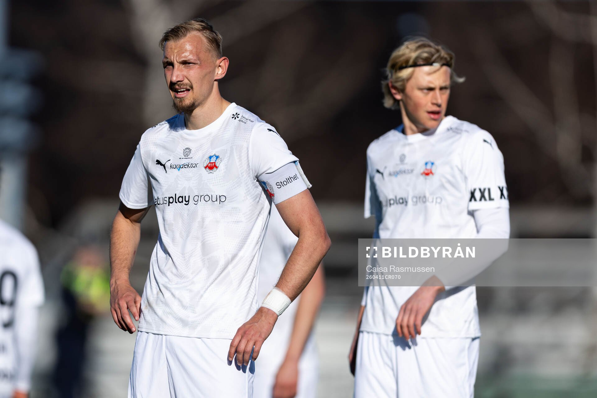 Helsingborgs Jakob Voelkerling Persson och Ture Görefält