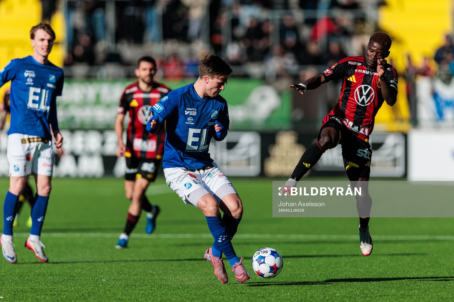 Norrbys Joel Hjalmar och Östersunds Assiedou Yannick Armel