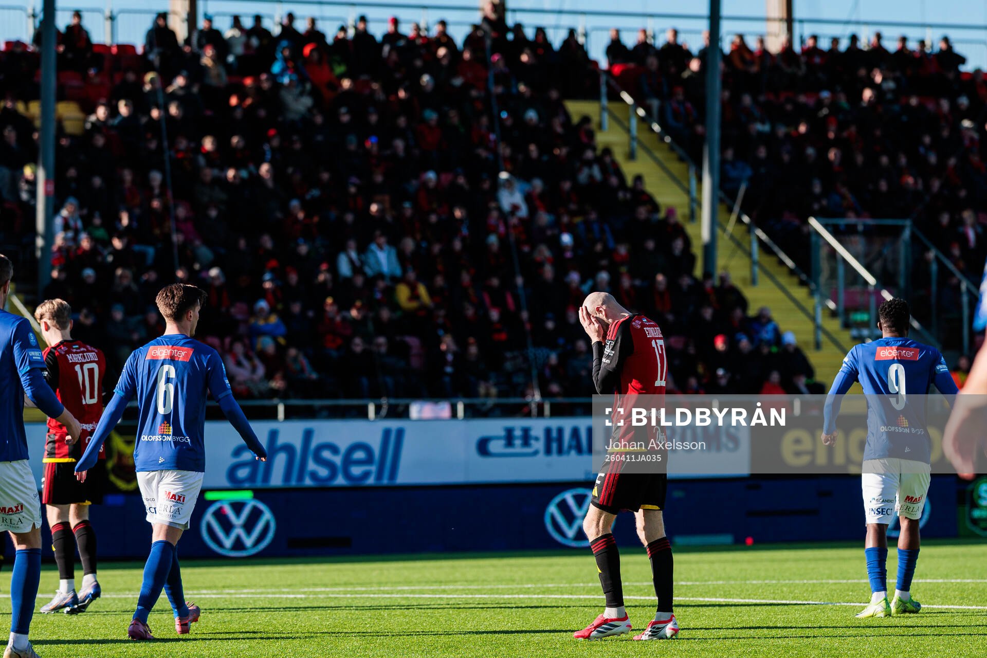 Östersunds Curtis Edwards deppar