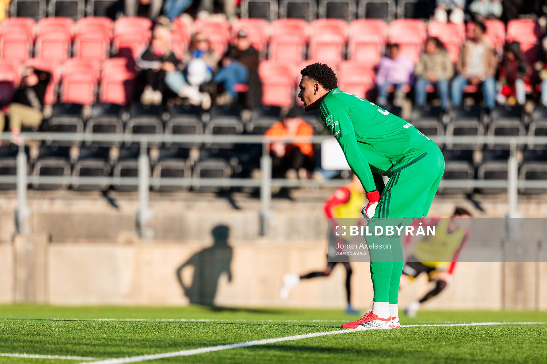 Östersunds målvakt Tyree Griffiths deppar