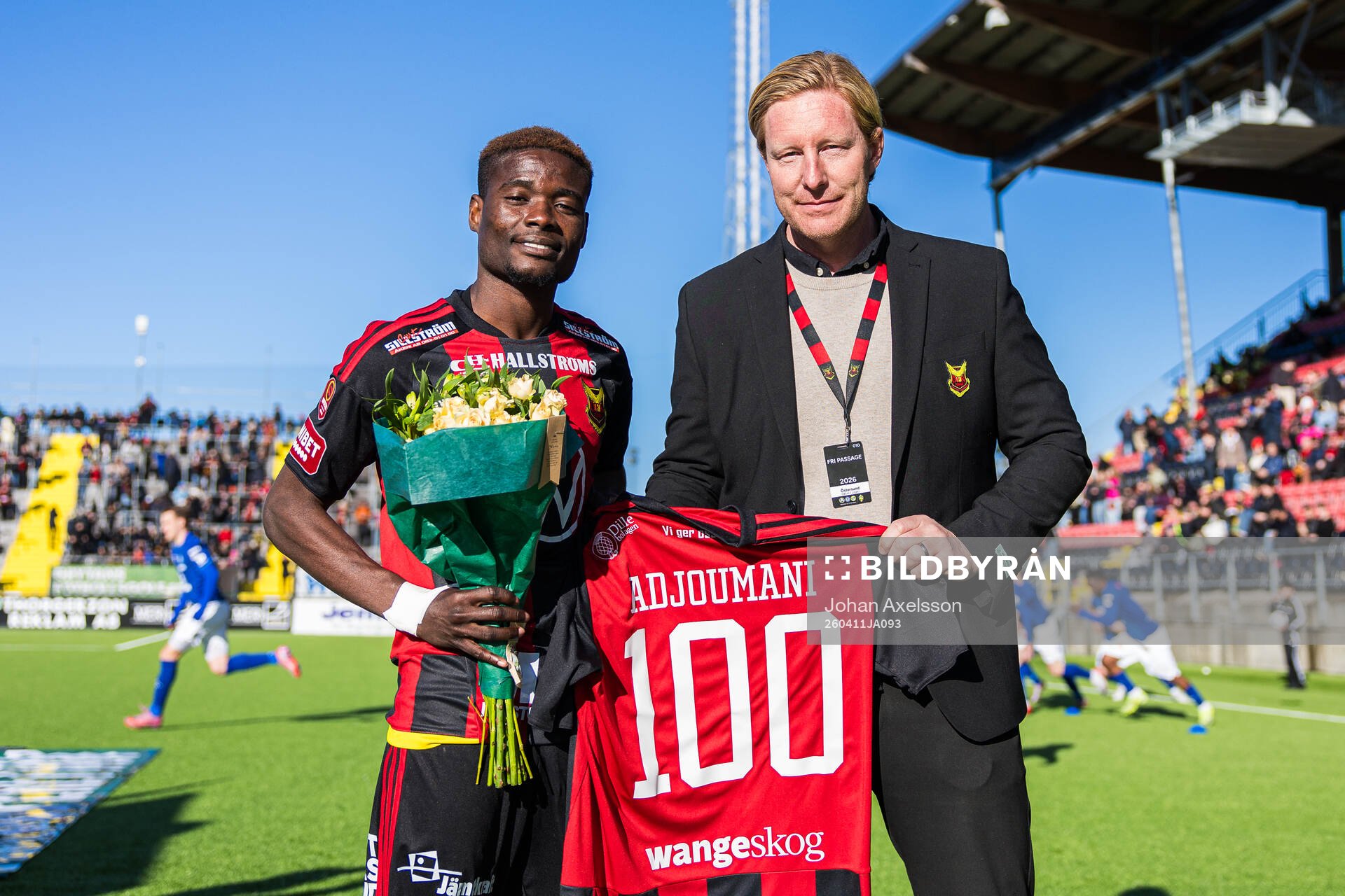 Östersunds Assiedou Yannick Armel Adjoumani får pris för