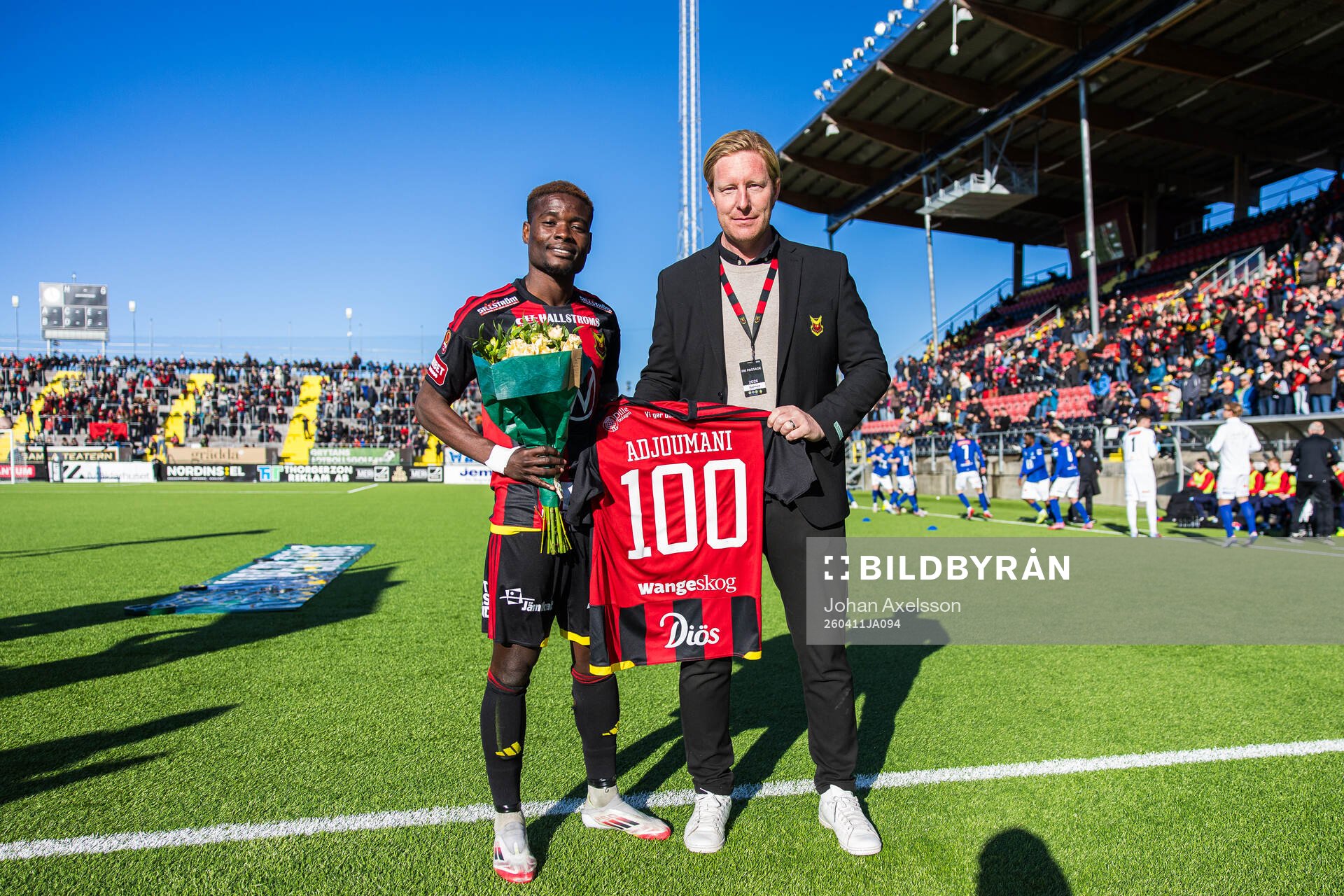 Östersunds Assiedou Yannick Armel Adjoumani får pris för