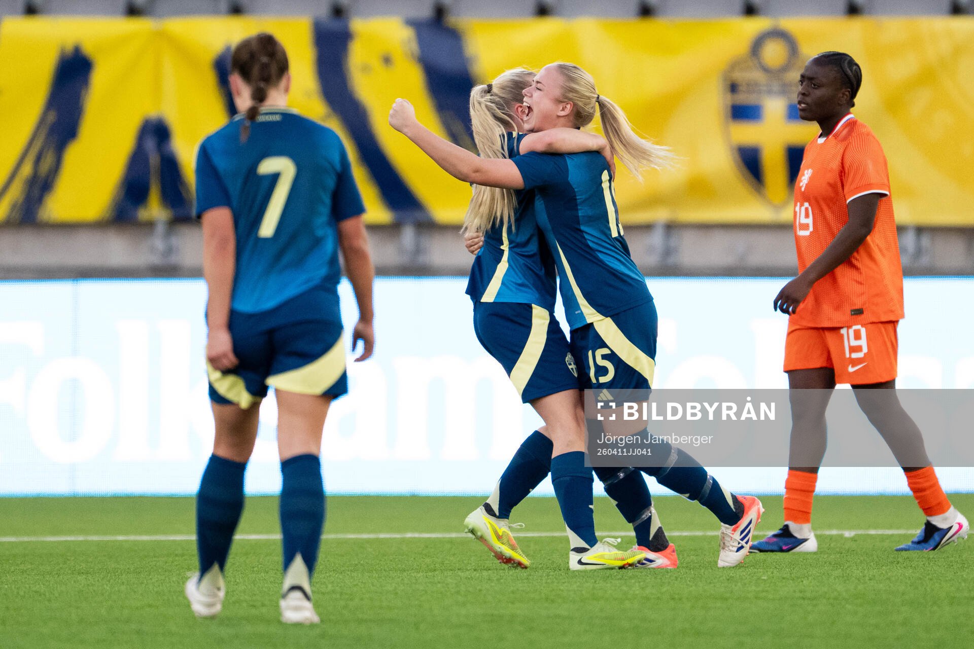 Nicole Molin Kock of Sweden celebrates