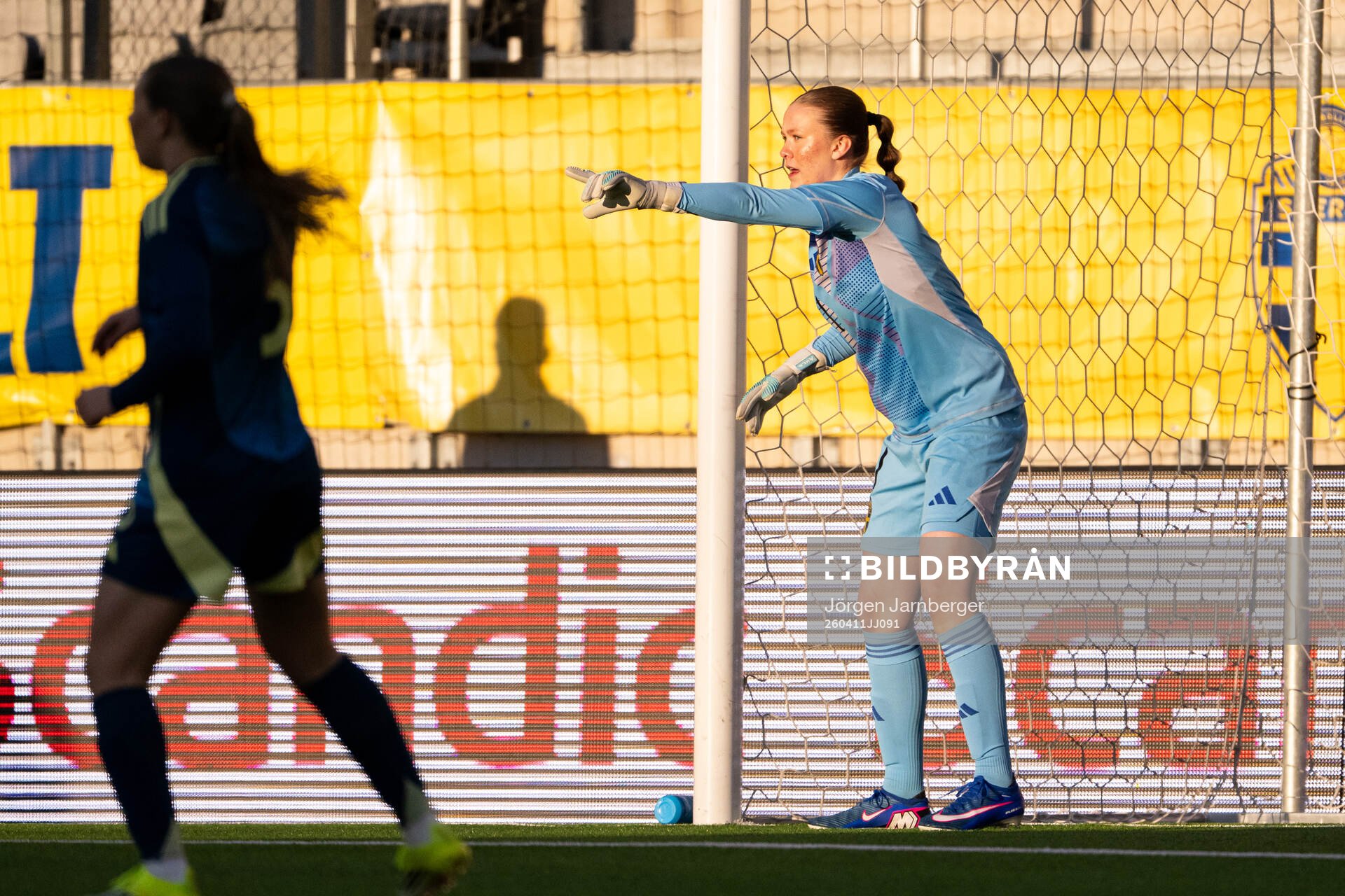 Goalkeeper Hanna Karlsson of Sweden