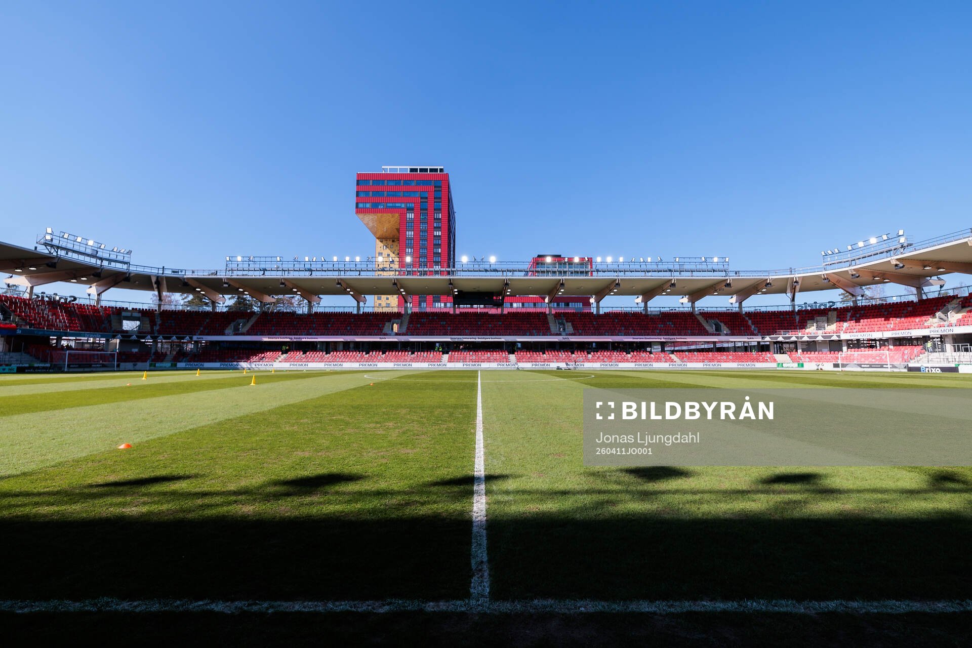 Interiör vy av Spiris arena