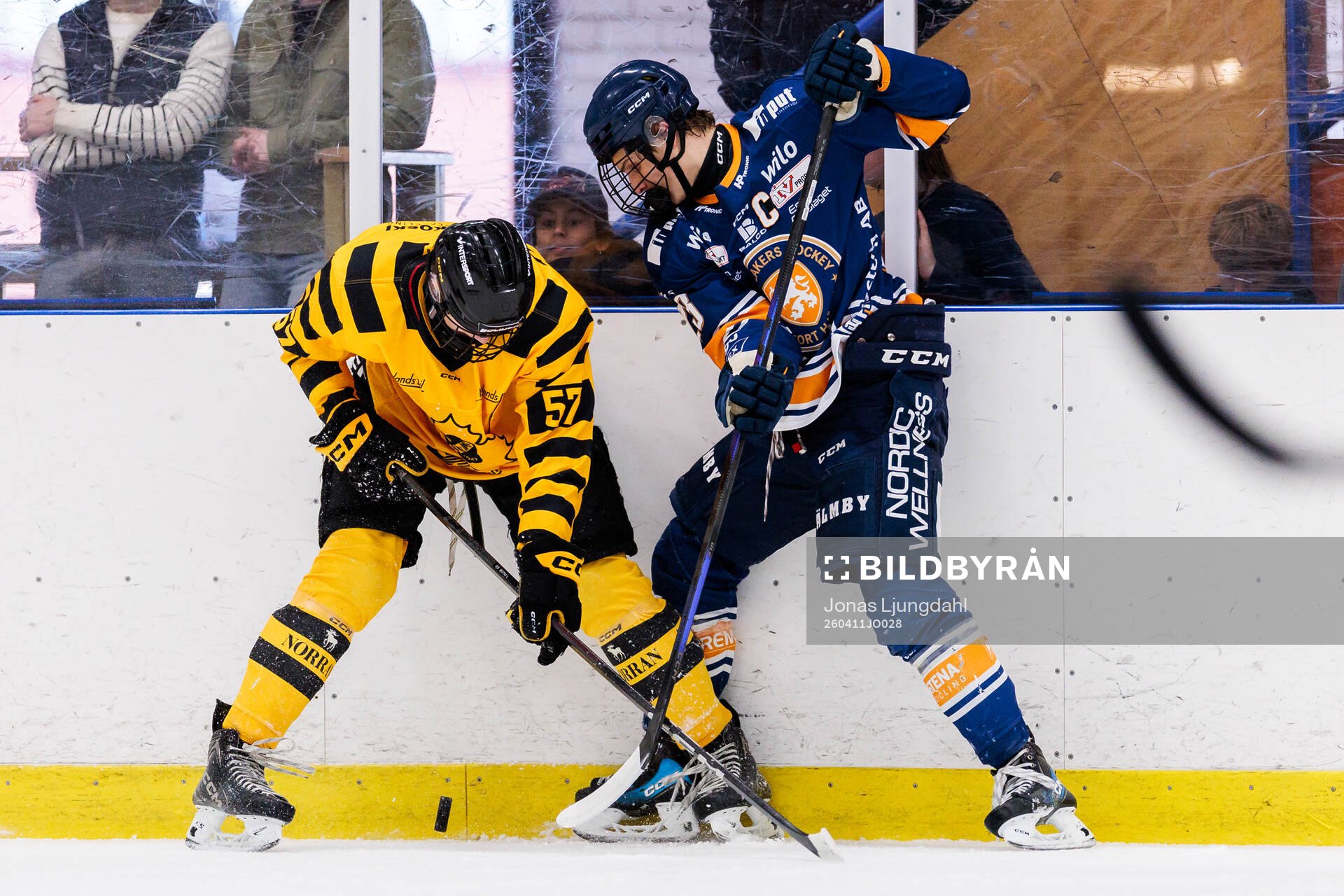 Skellefteås Gustav Lindberg och Växjös Vincent Berngtsson