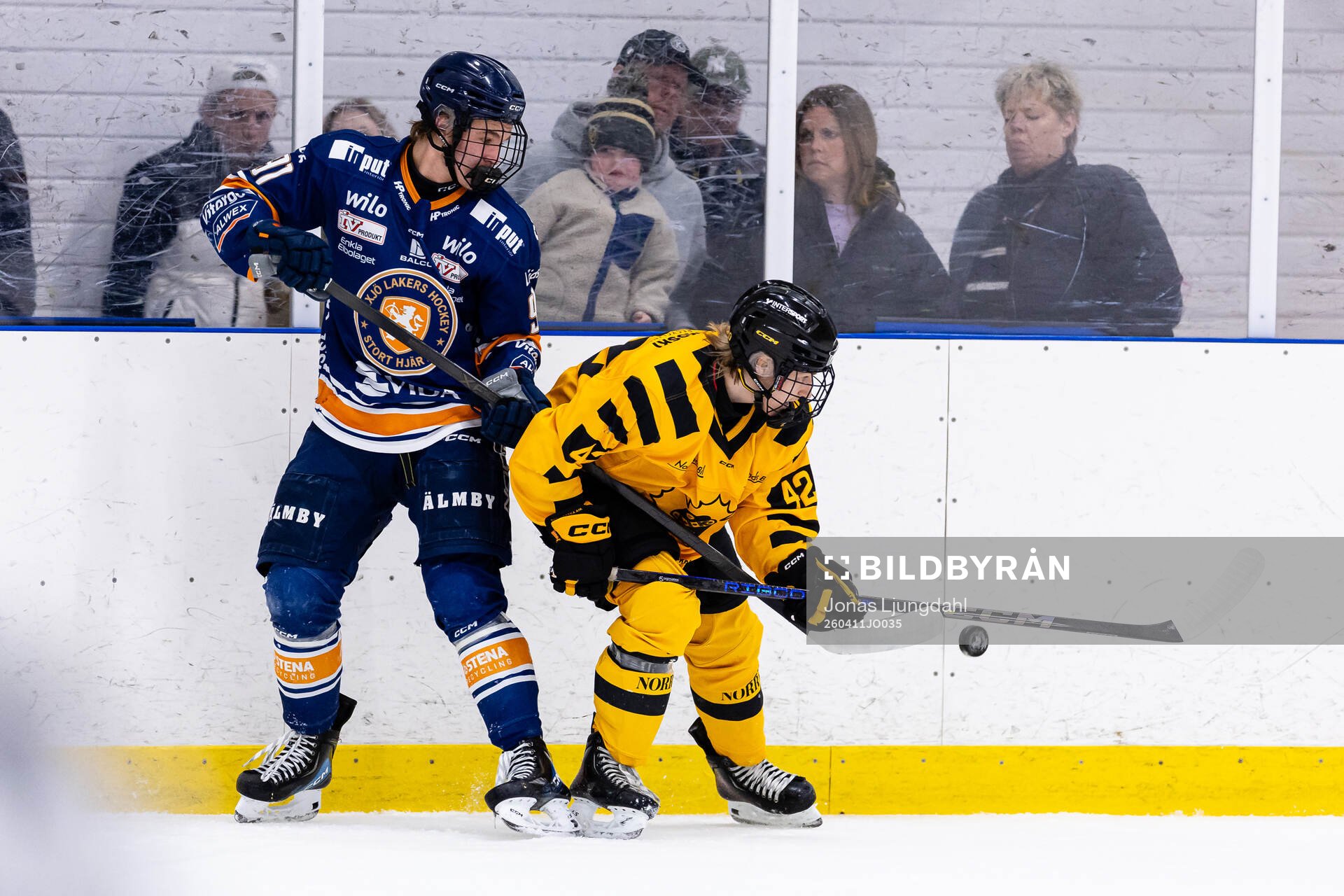 Växjös Olle Karlsson och Skellefteås Joel Näslund