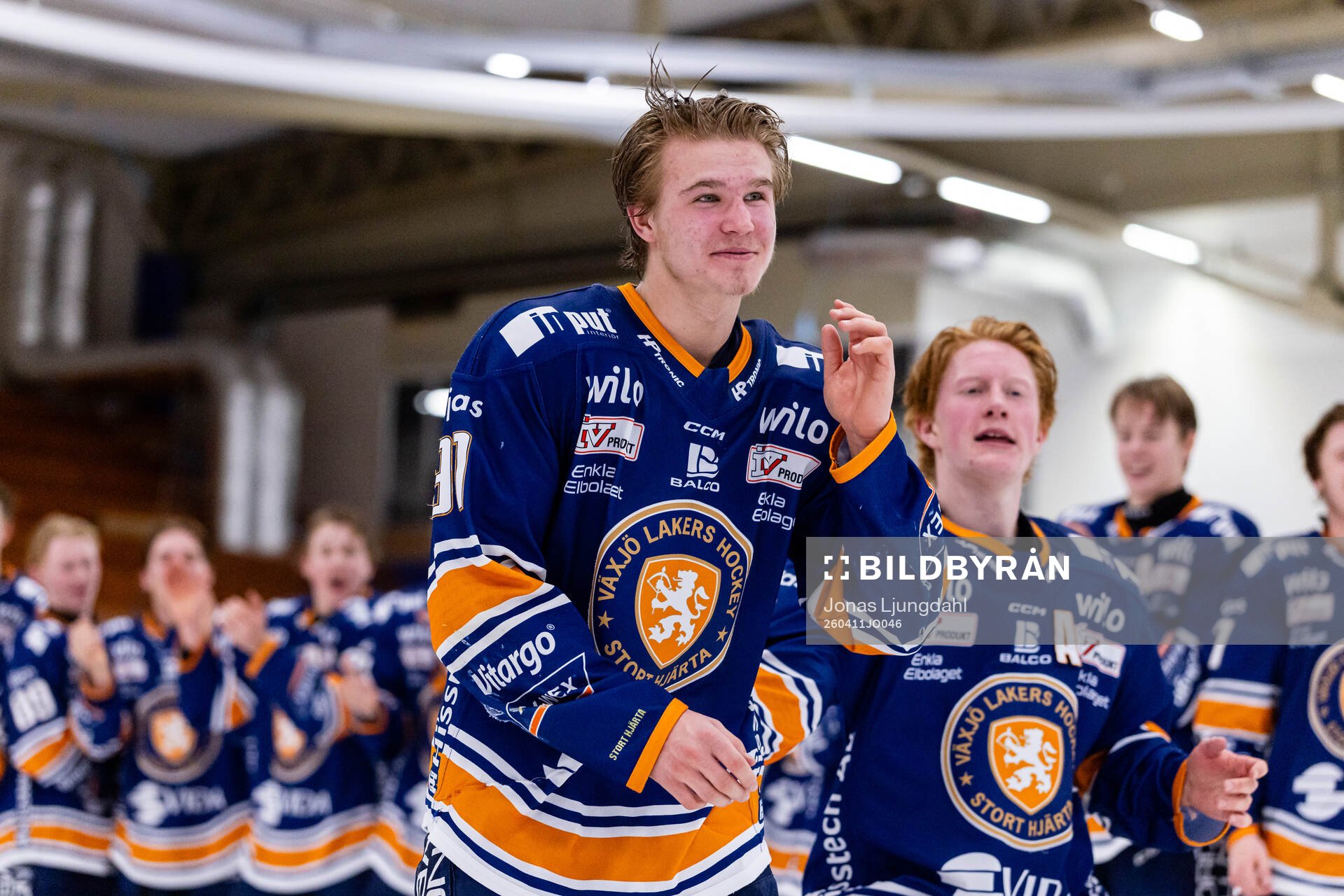Växjös Olle Karlsson jublar