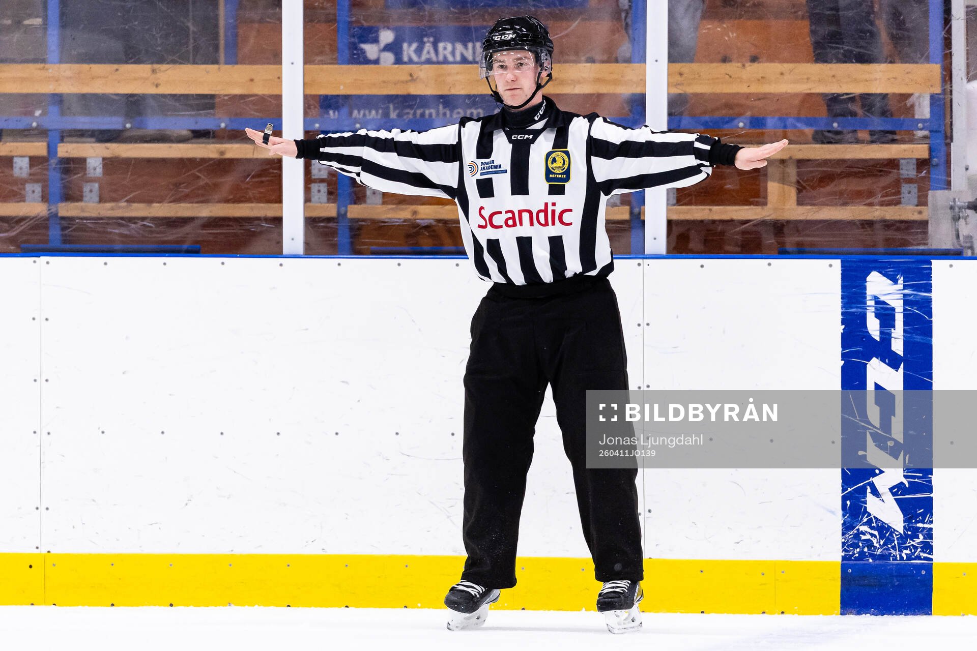 Linjedomare Pontus Littmar