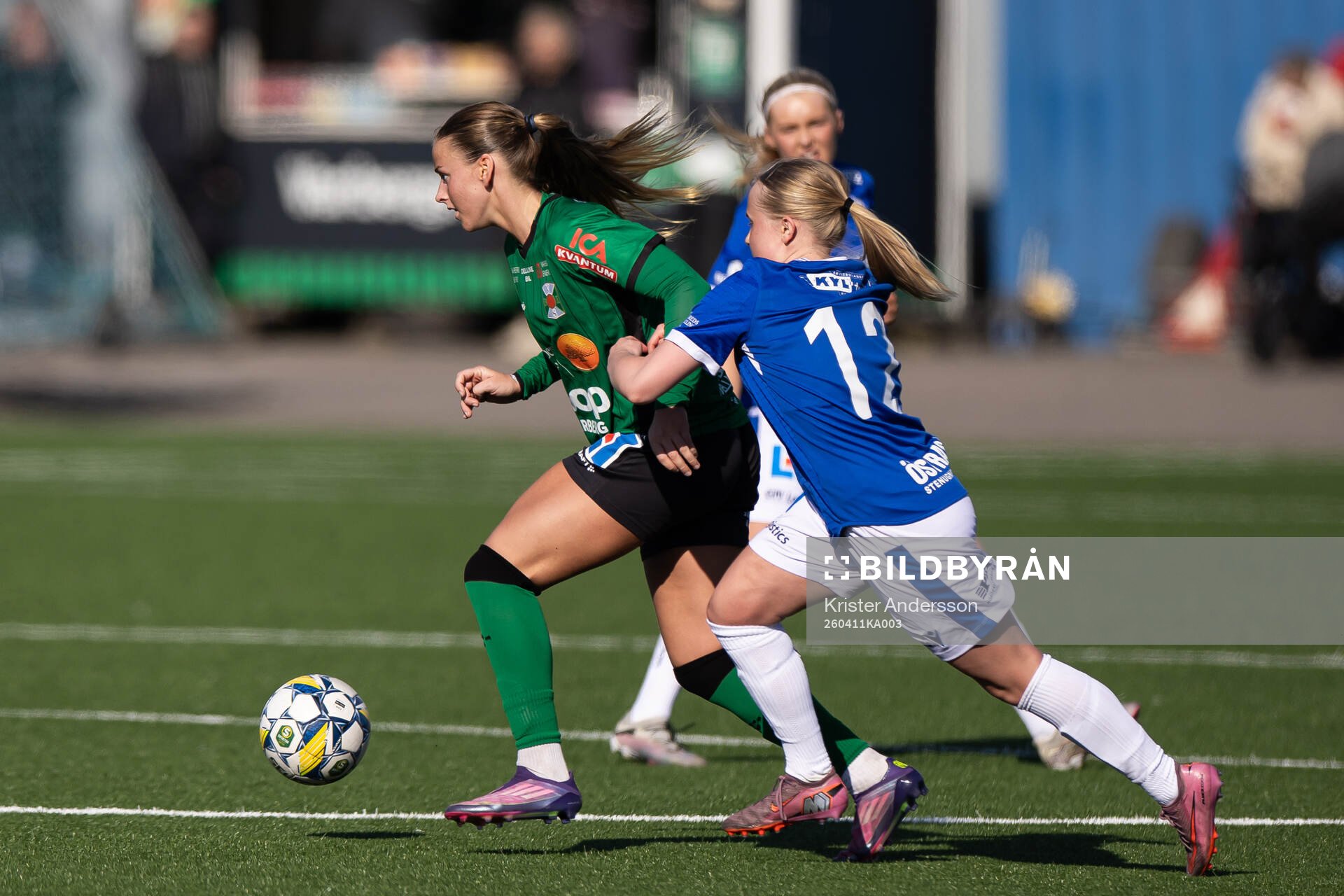 Halmstads Ida Karlsson och Varbergs Linn Graudums