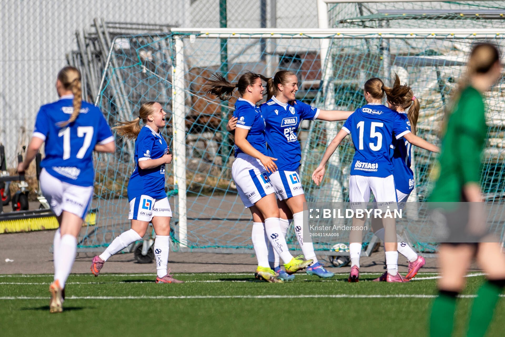 Halmstads spelare jublar