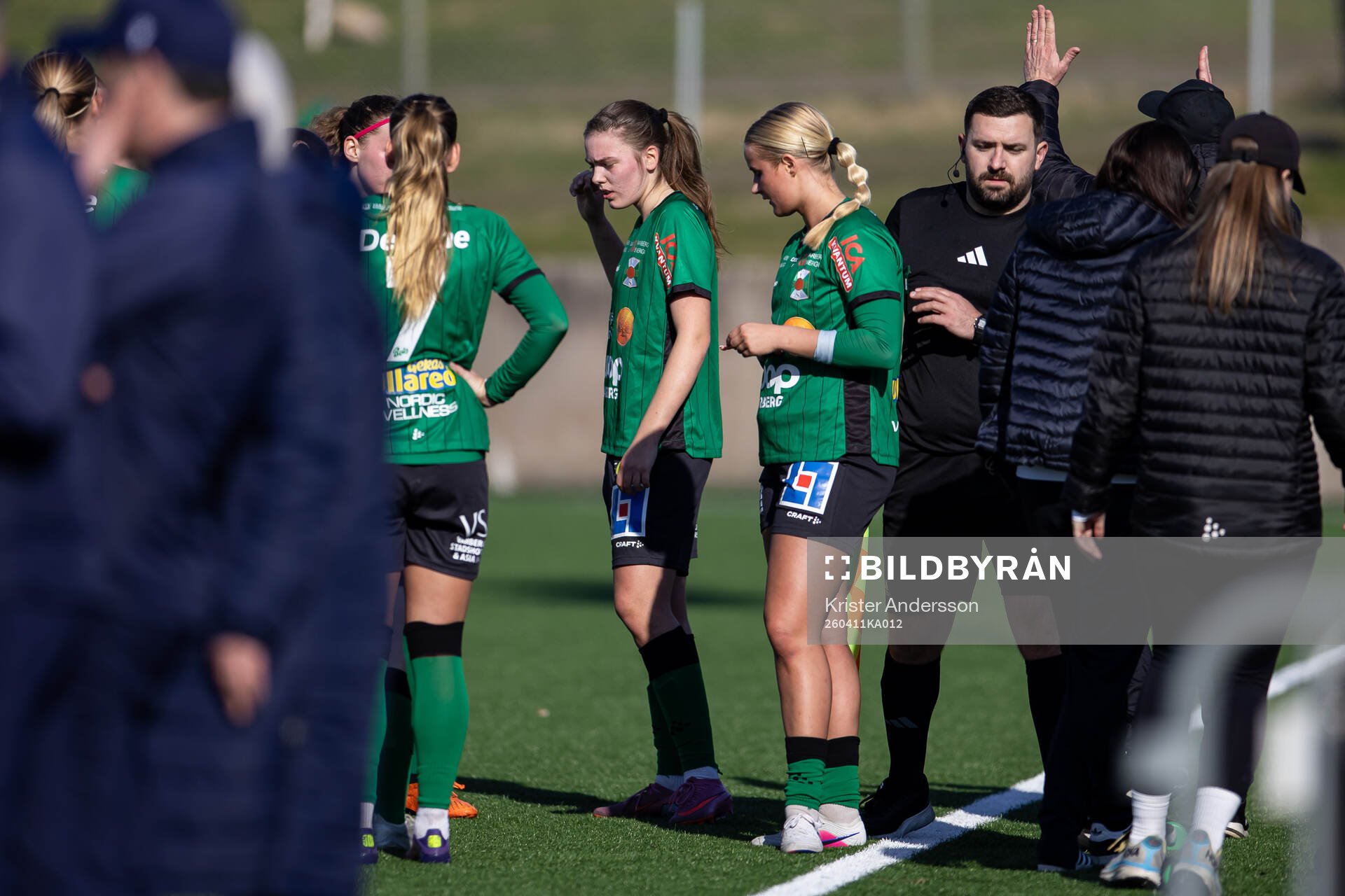 Varbergs Maja Klasson och Moa Ivarsson deppar