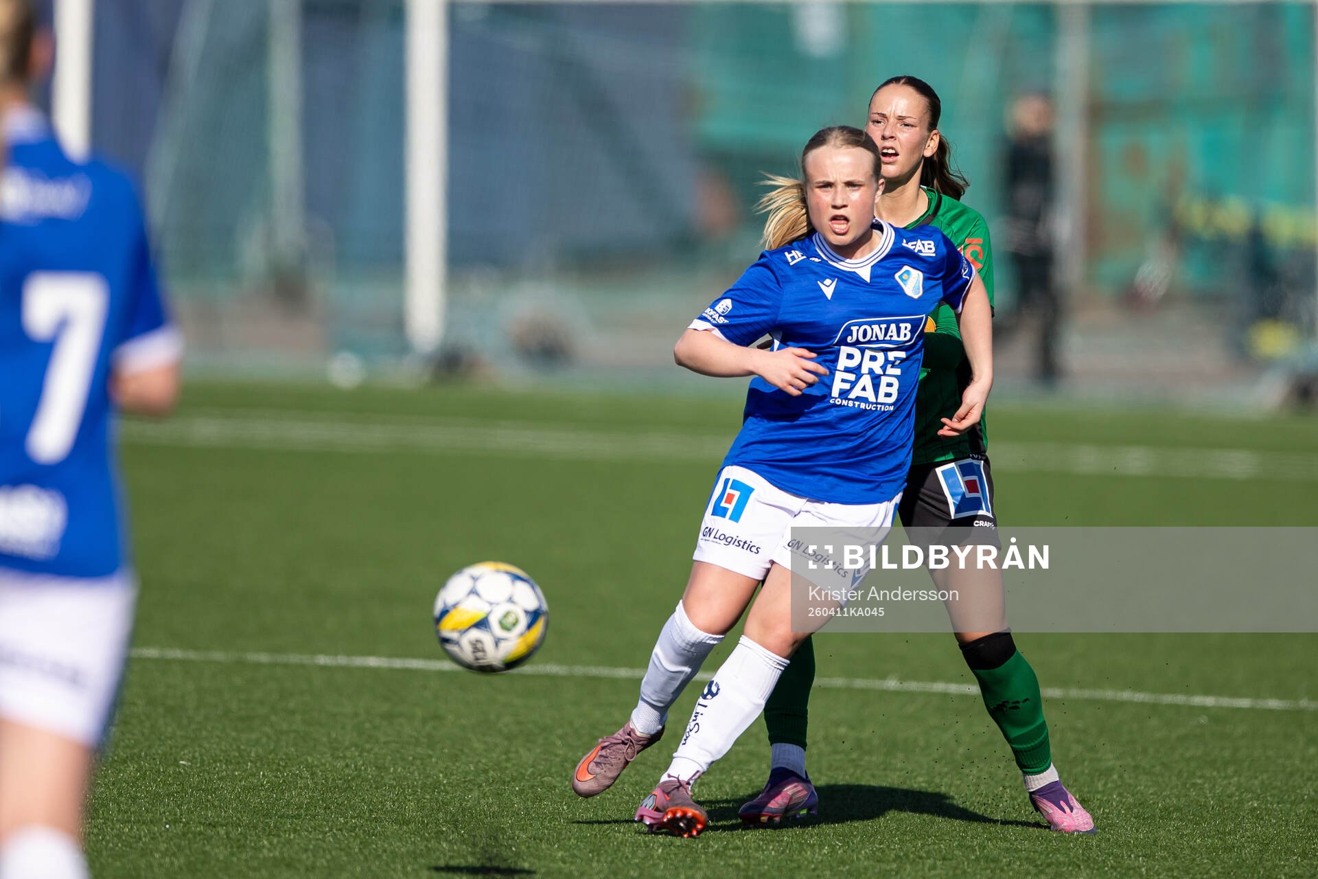 Halmstads Ida Karlsson och Varbergs Linn Graudums