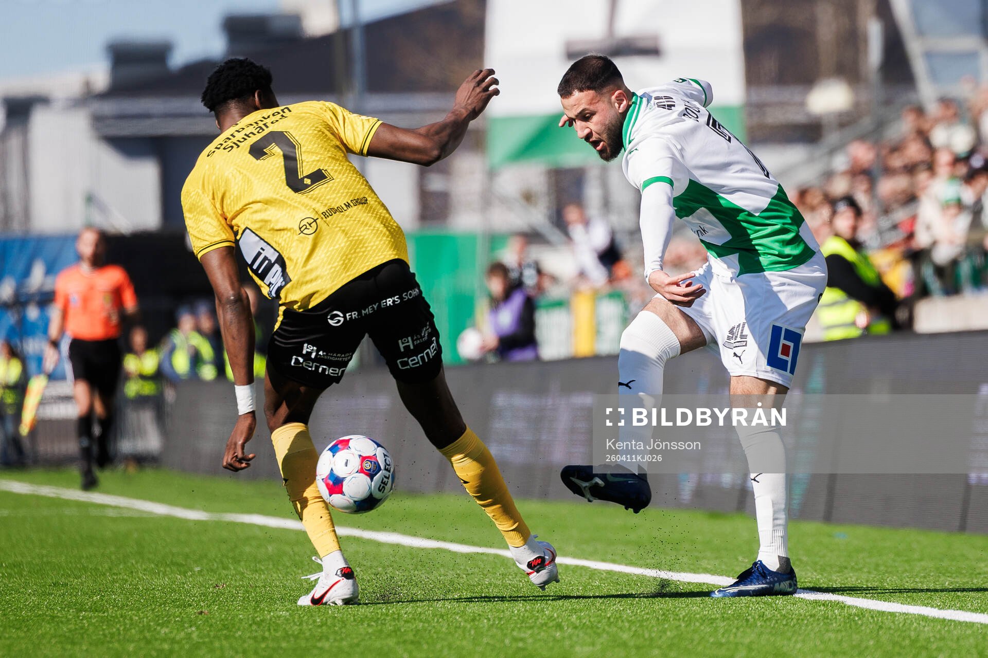 Västerås Abdelrahman Boudah Saidi och Elfsborgs Rufai
