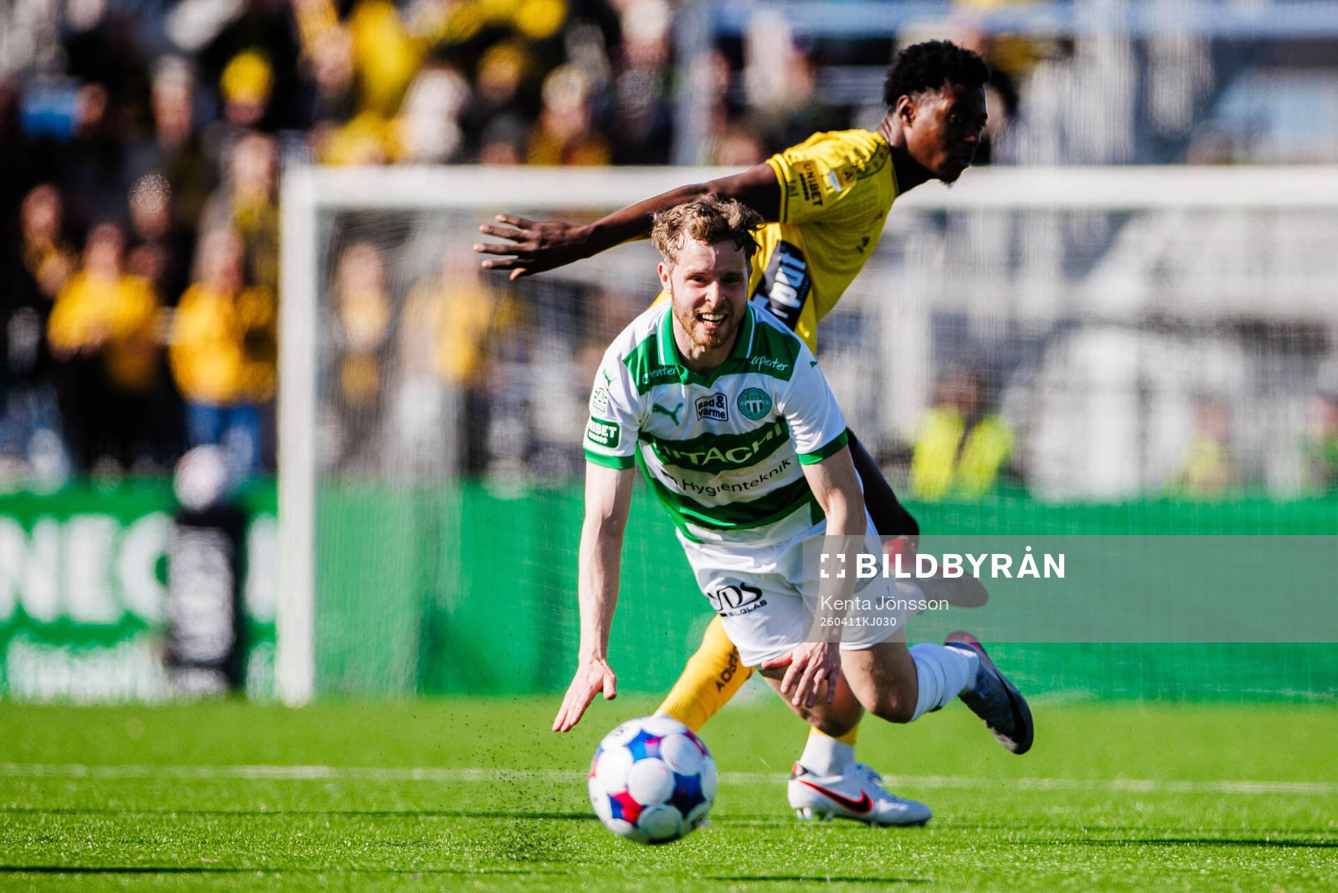 Västerås Victor Wernersson och Elfsborgs Rufai Mohammed