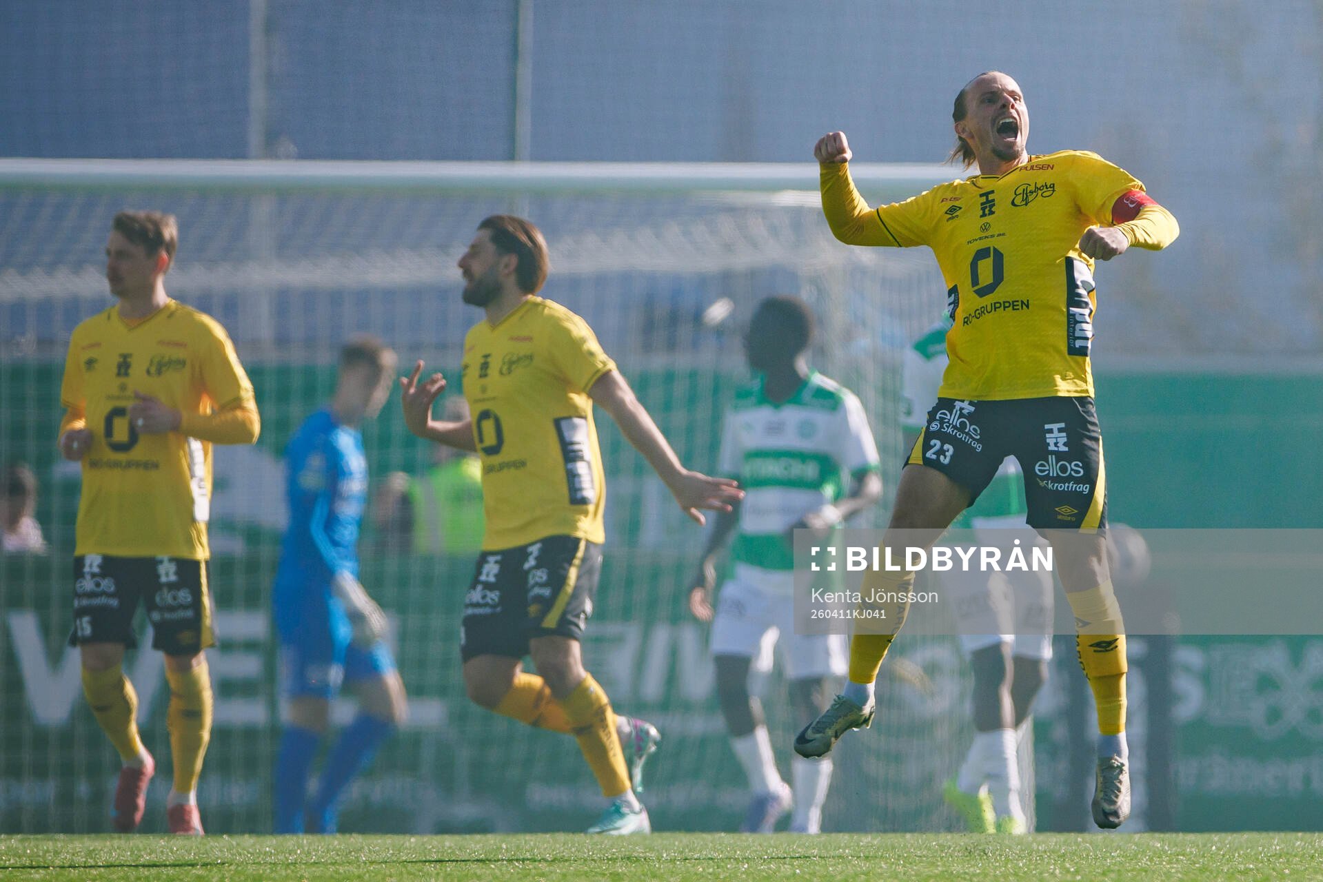 Elfsborgs Niklas Hult jublar