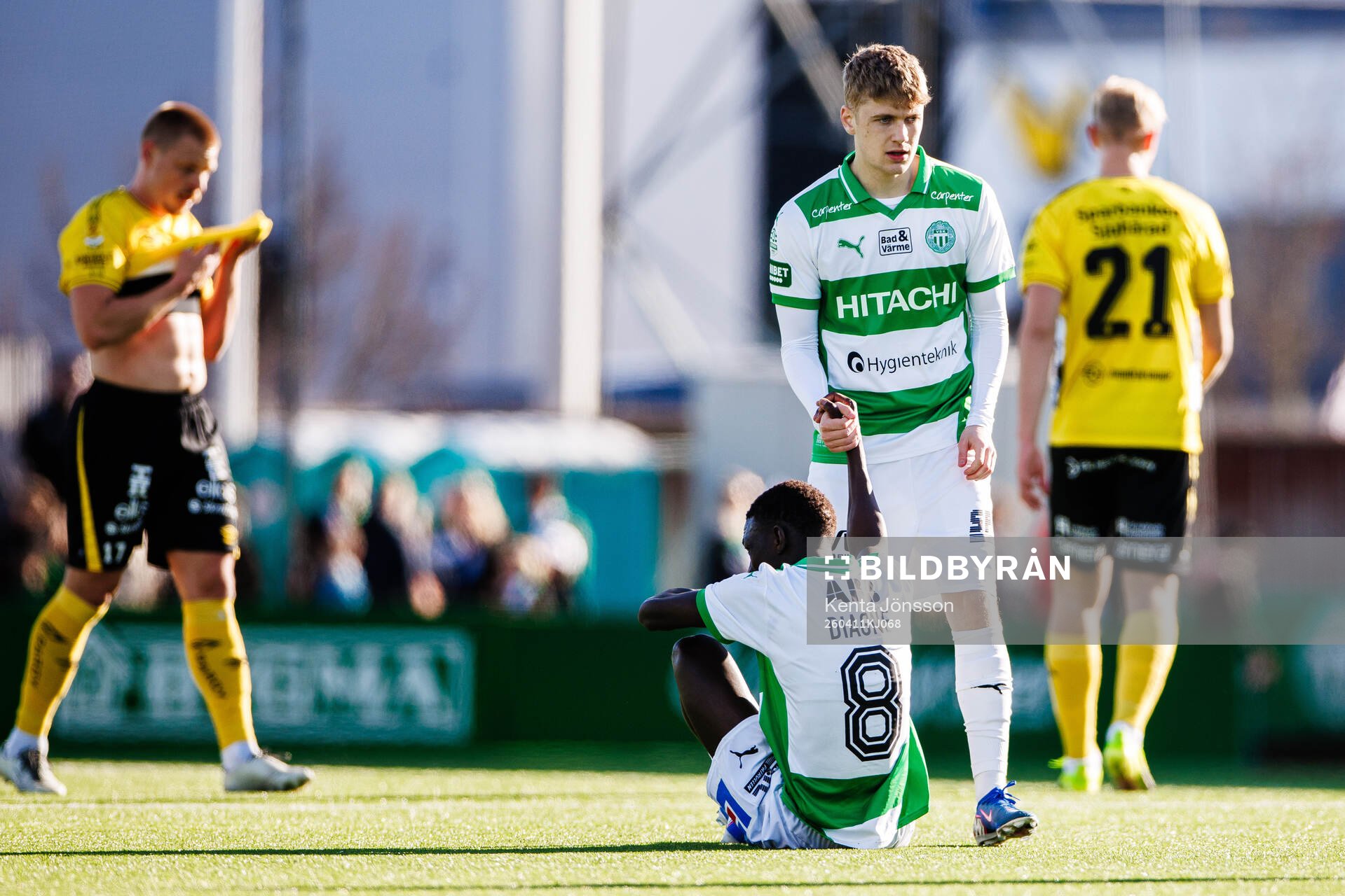Västerås Mamadou Ousmane Diagne och Karl Gunnarsson deppar