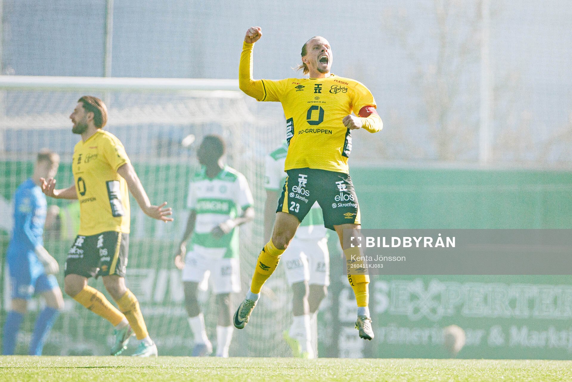 Elfsborgs Niklas Hult jublar