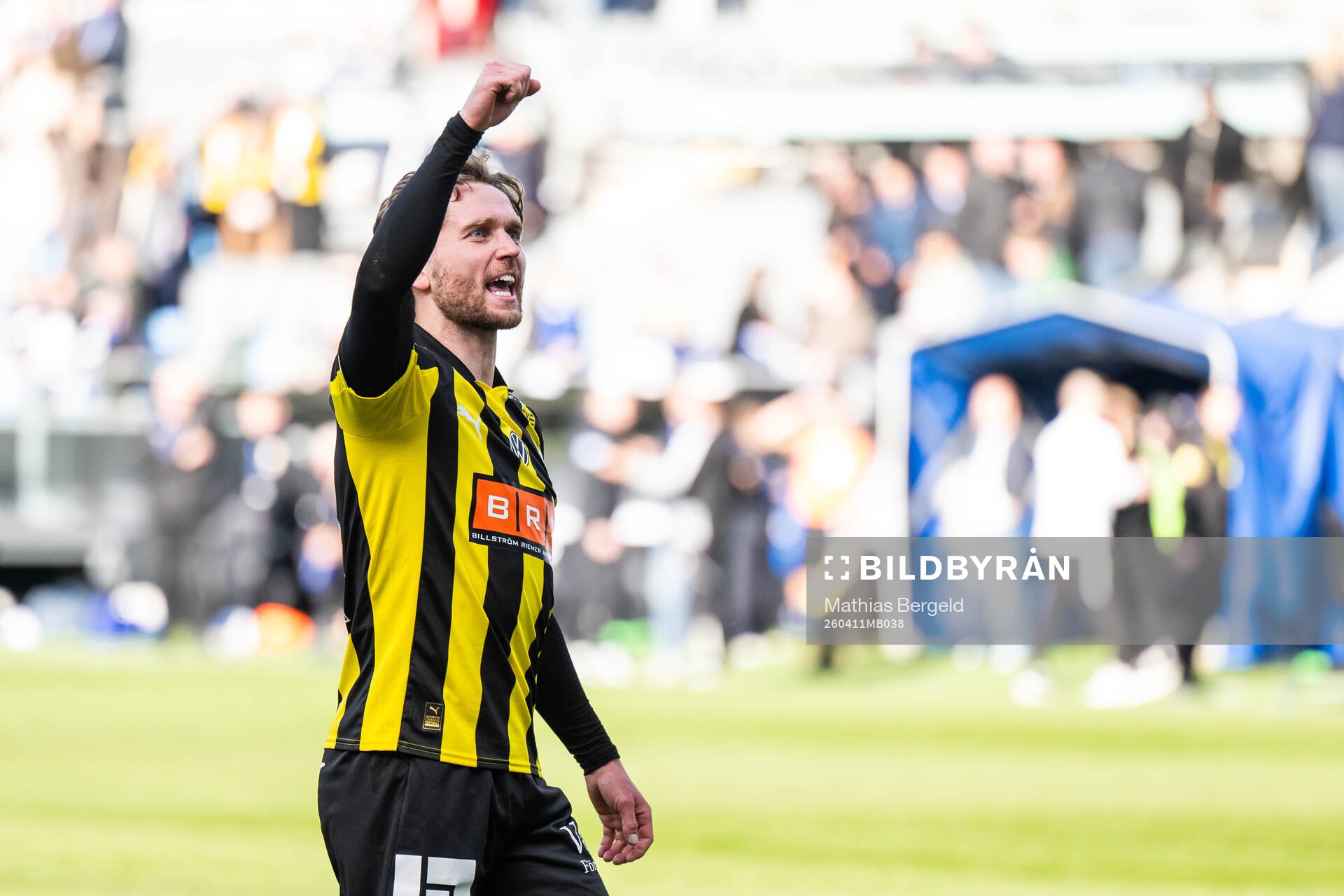 Häckens Adam Lundkvist jublar