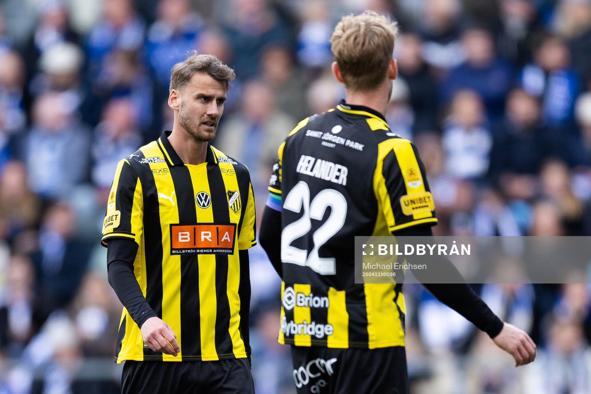 Häckens Johan Hammar och Filip Helander