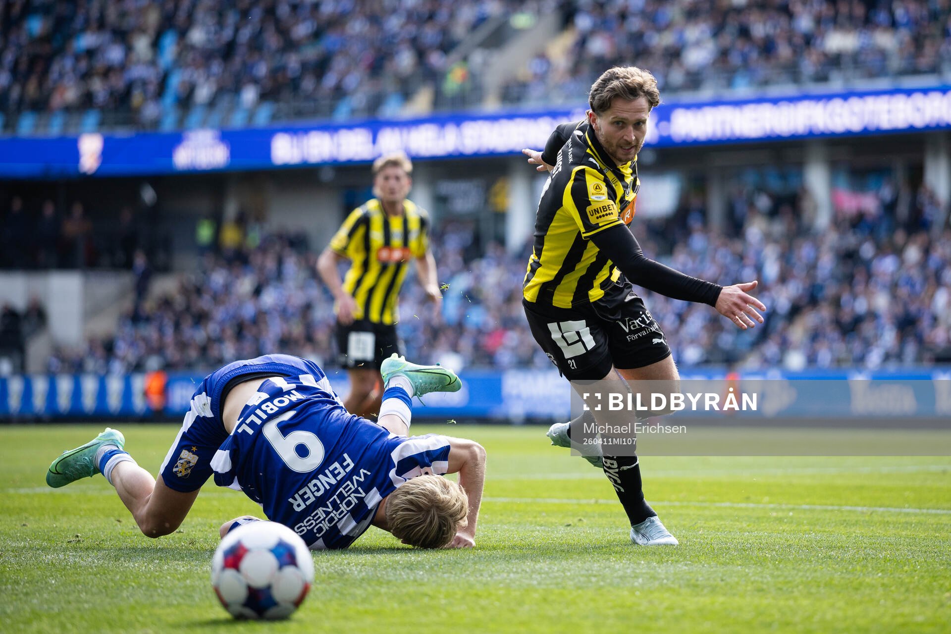 IFK Göteborgs Max Fenger och Häckens Adam Lundkvist