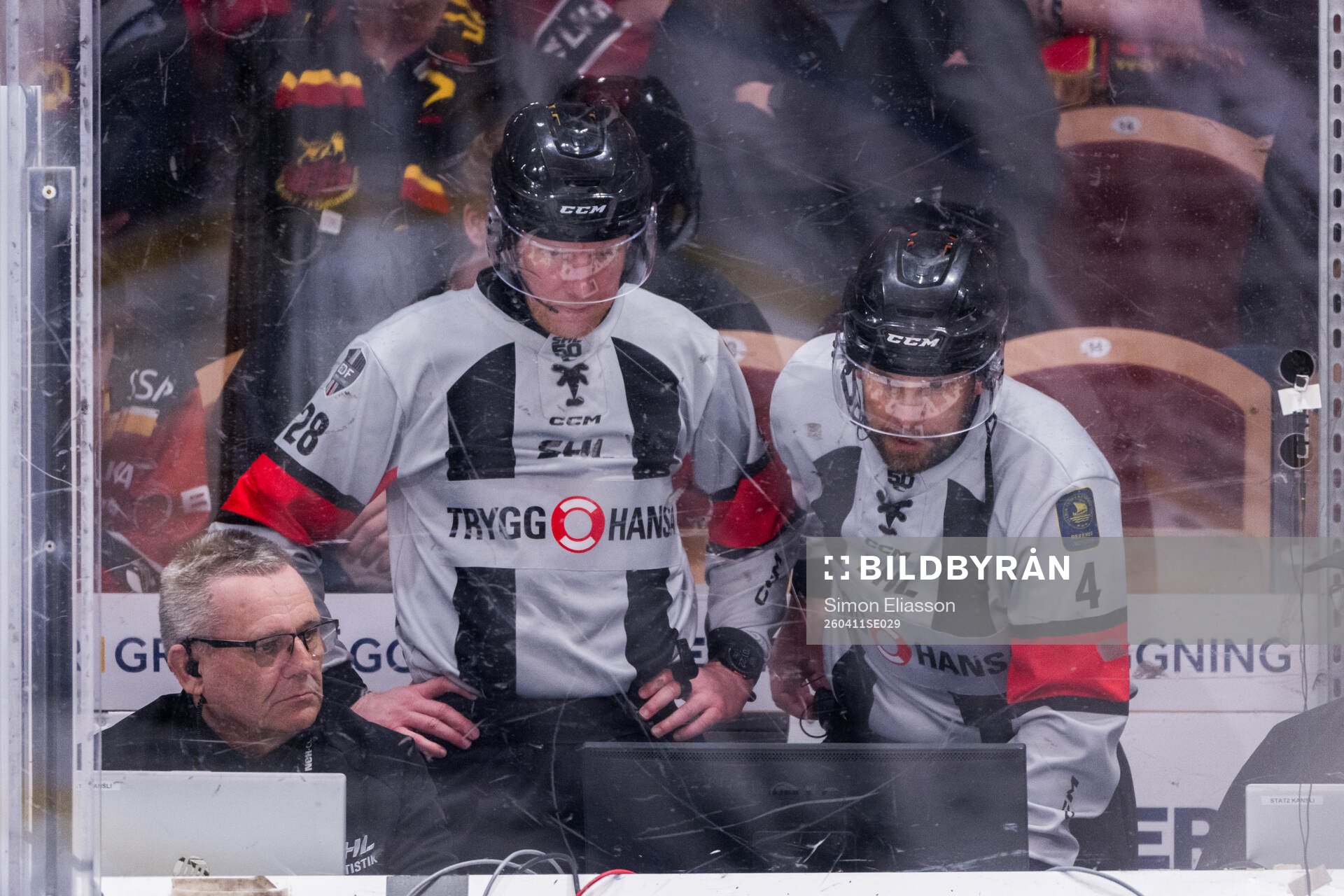 Domare Marcus Linde och Mikael Holm