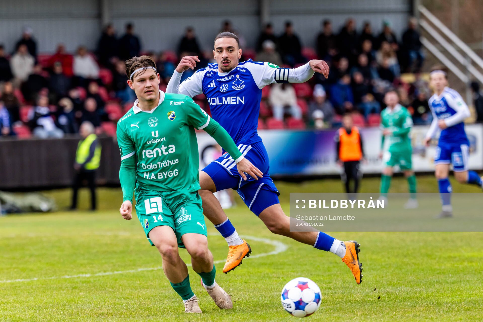 IFK Norrköpings Moutaz Neffati och Ljungskiles Daniel