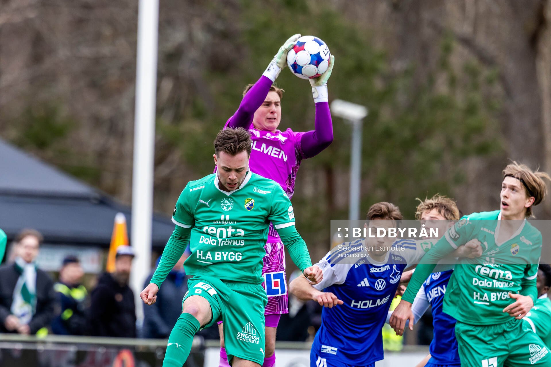 IFK Norrköpings målvakt Theo Krantz och Ljungskiles