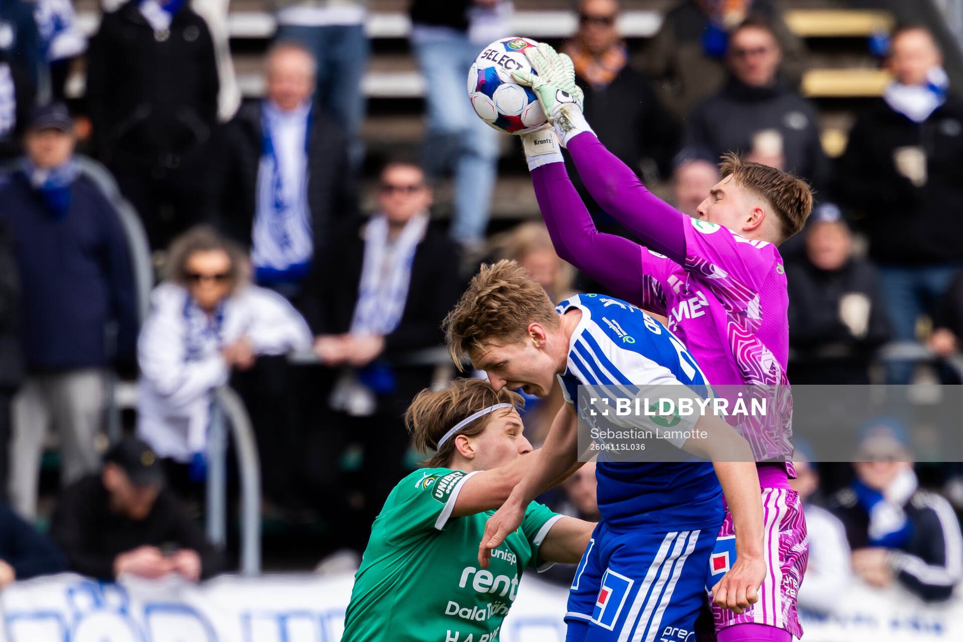 IFK Norrköpings målvakt Theo Krantz och Aleksander Opsahl
