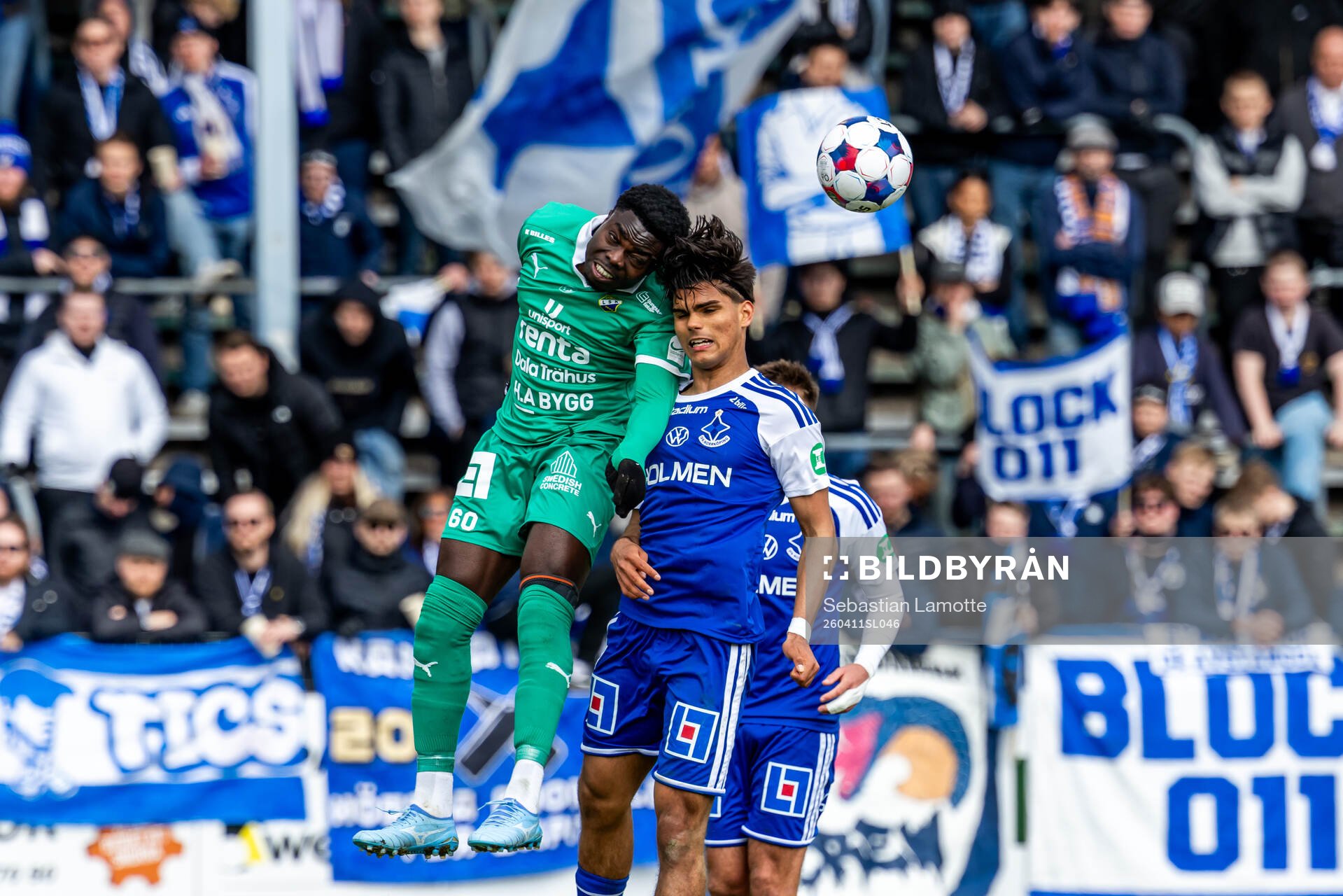Ljungskiles Gideon Mensah och IFK Norrköpings Noel
