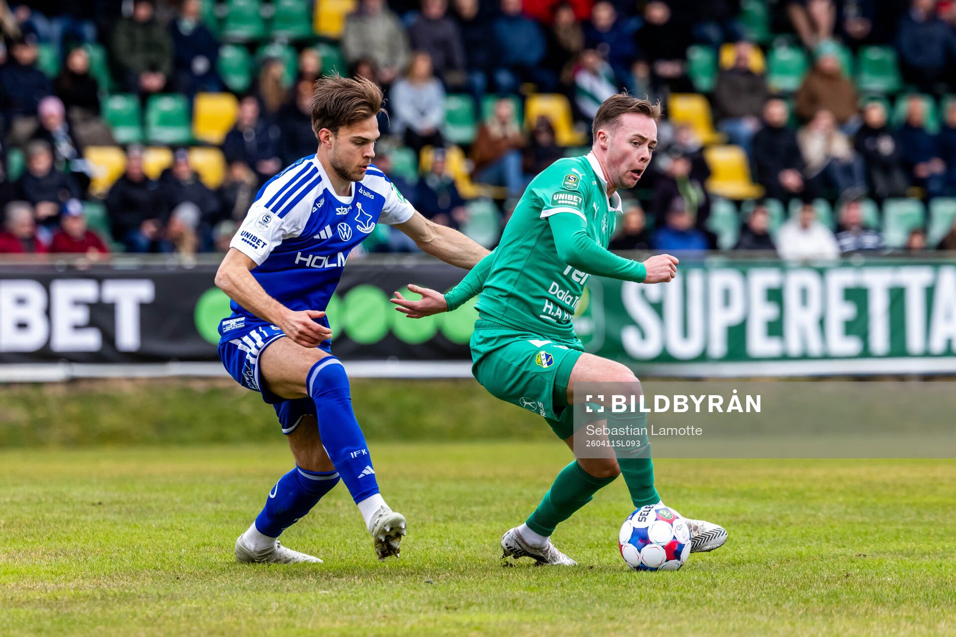 IFK Norrköpings Anton Eriksson och Ljungskiles Magnus