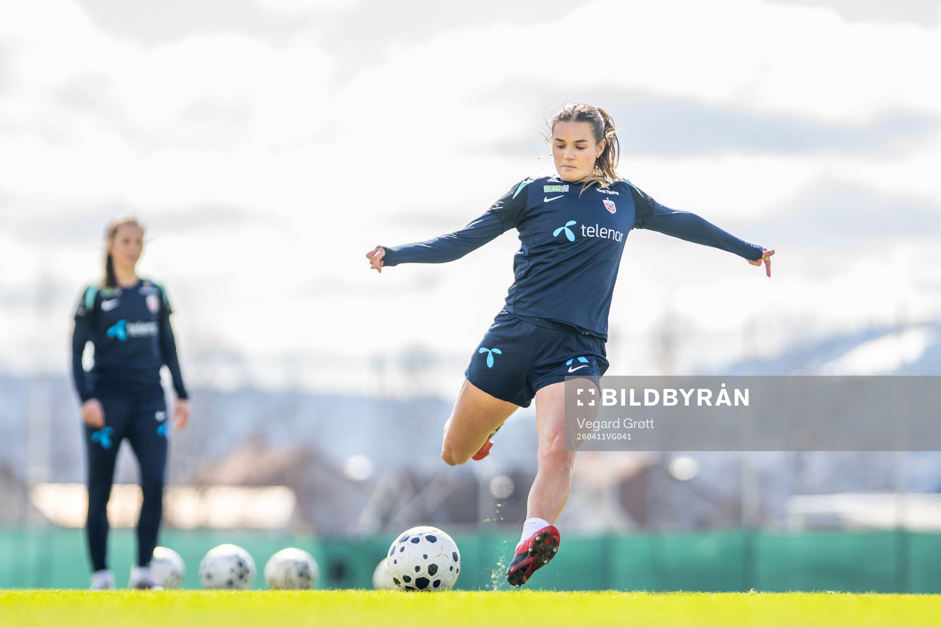Andrea Norheim of the Norwegian women's national football
