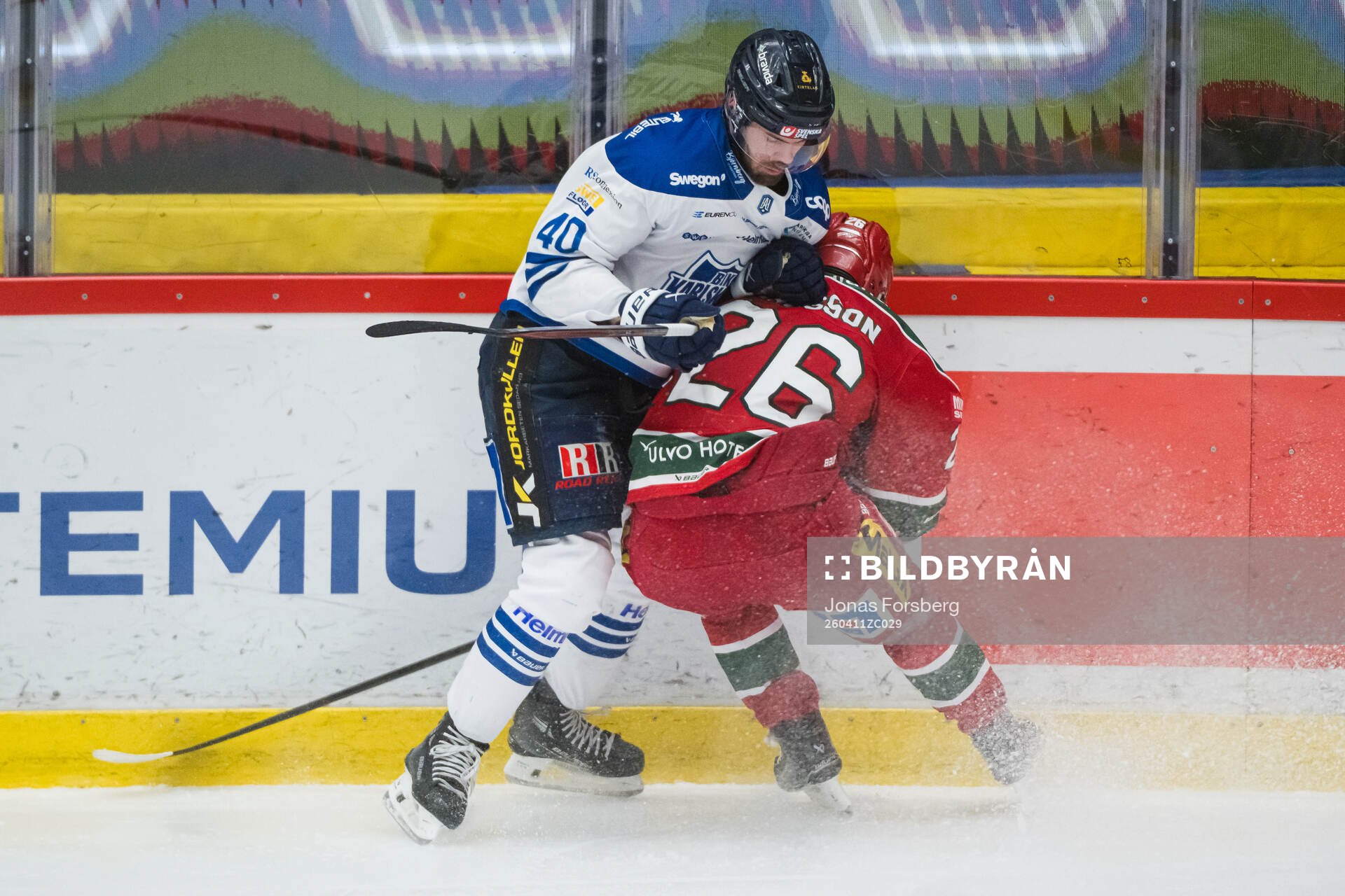 Karlskogas Kalle Jellvert och Modos Sebastian Ohlsson