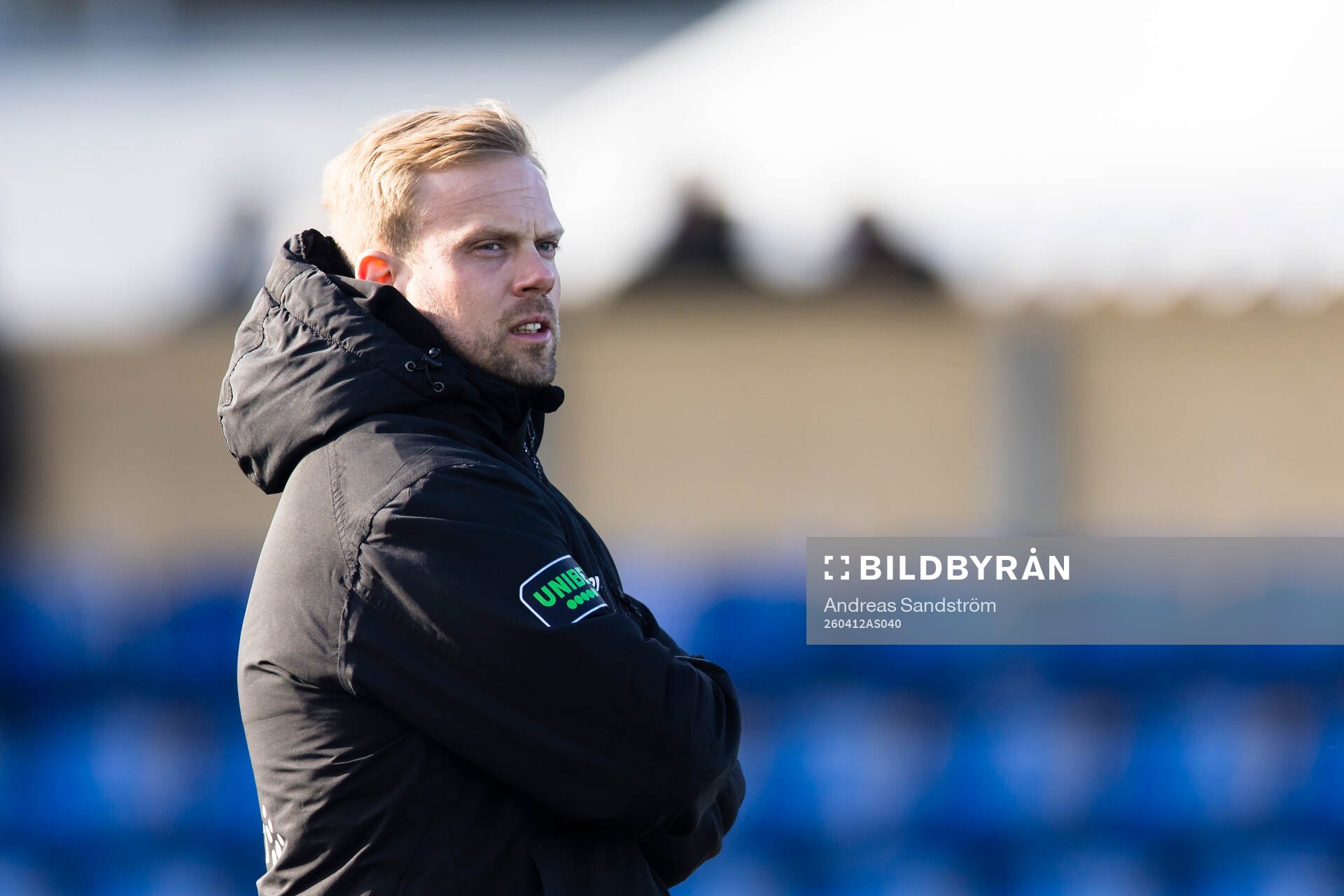 Varbergs tränare Victor Salwén