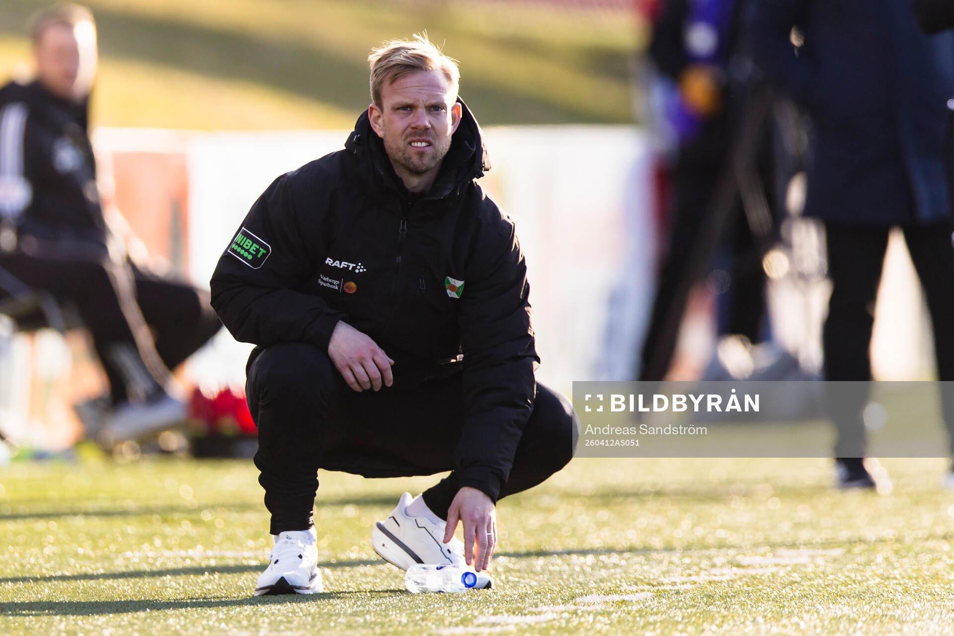 Varbergs tränare Victor Salwén