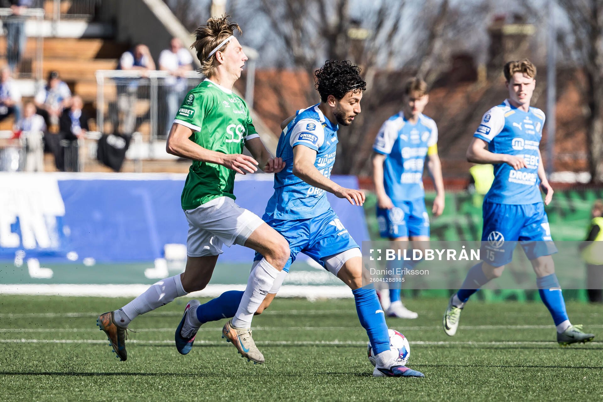 Brages Albin Sporrong och Oddevolds Leonardo Farah Shahin