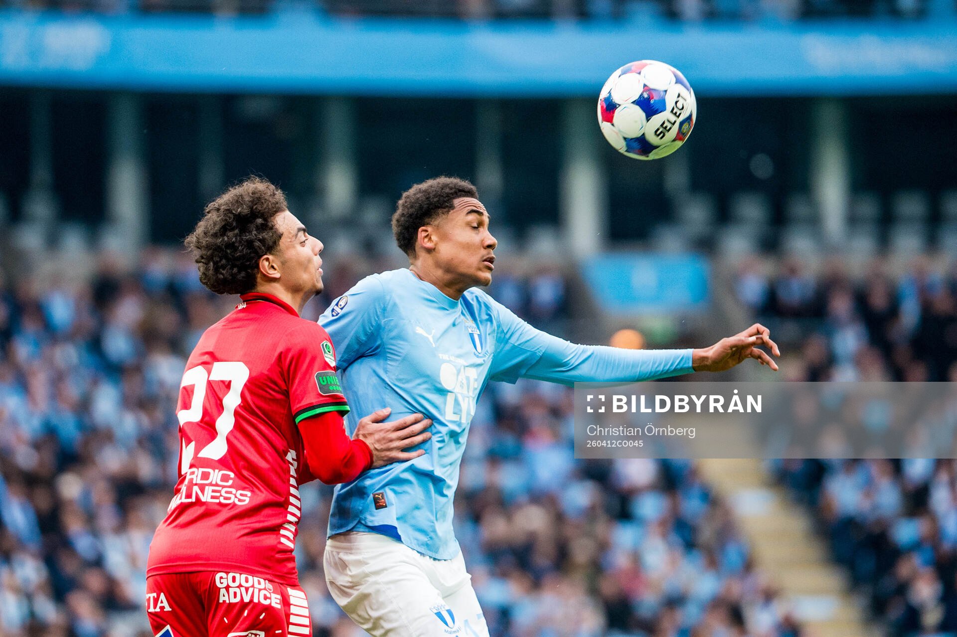 GAISs Mohamed Bawa och Malmö FFs Theodor Lundbergh